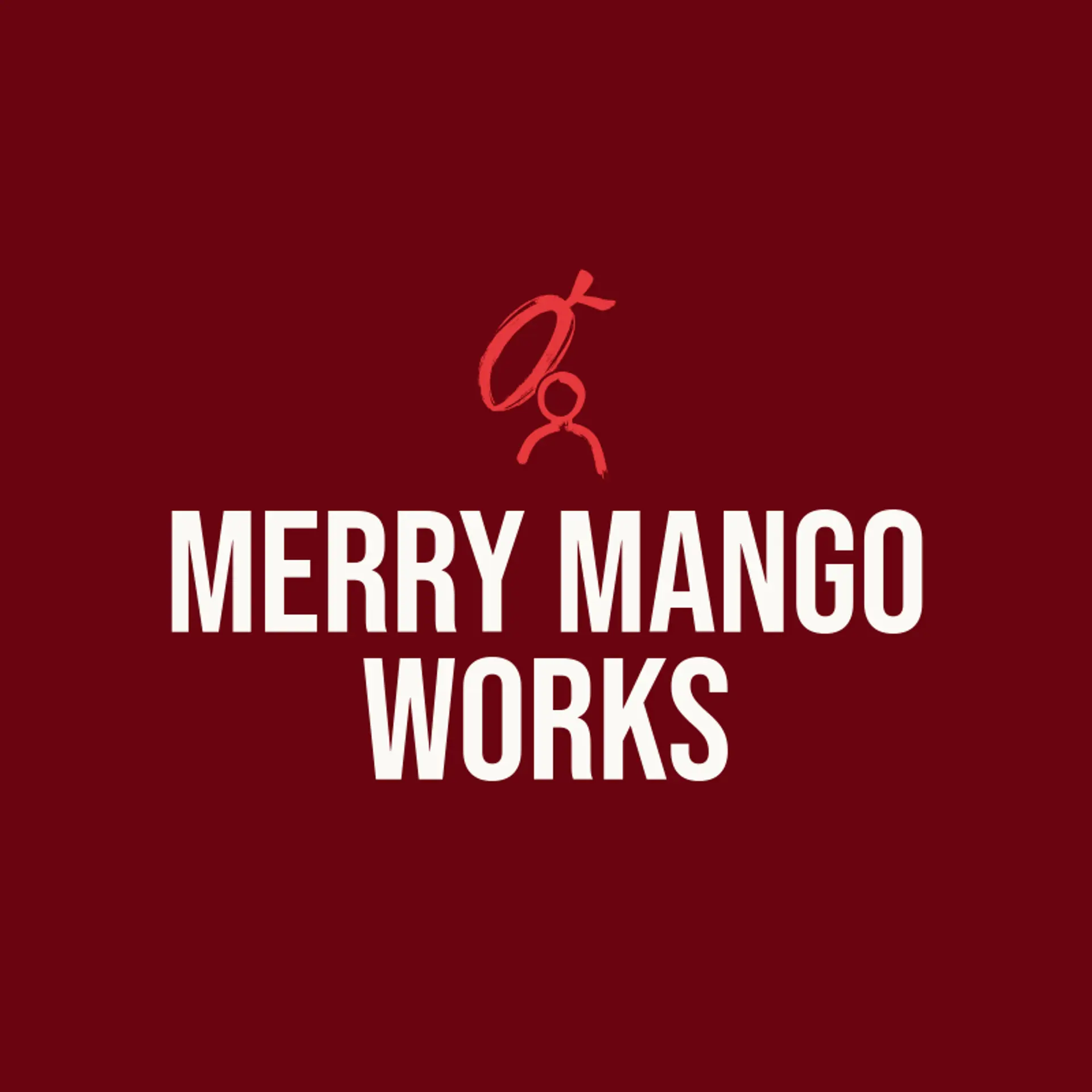 Merry Mango Works logo for character