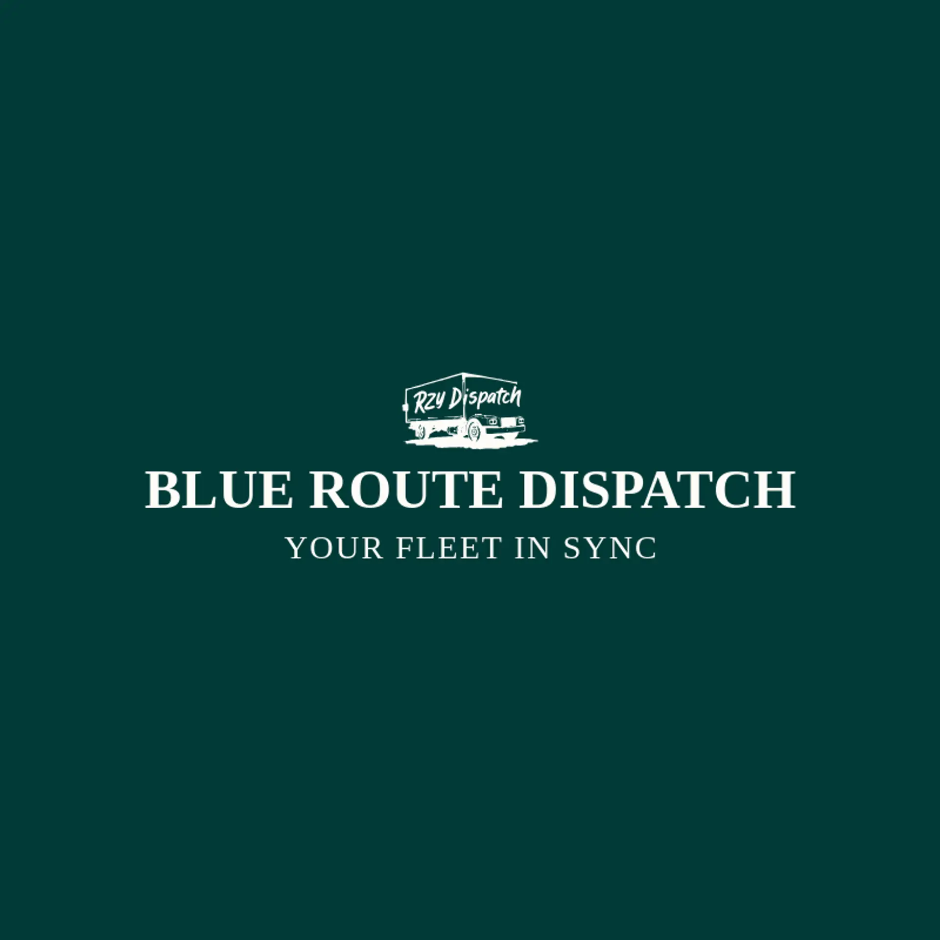 Blue Route Dispatch logo for dispatch