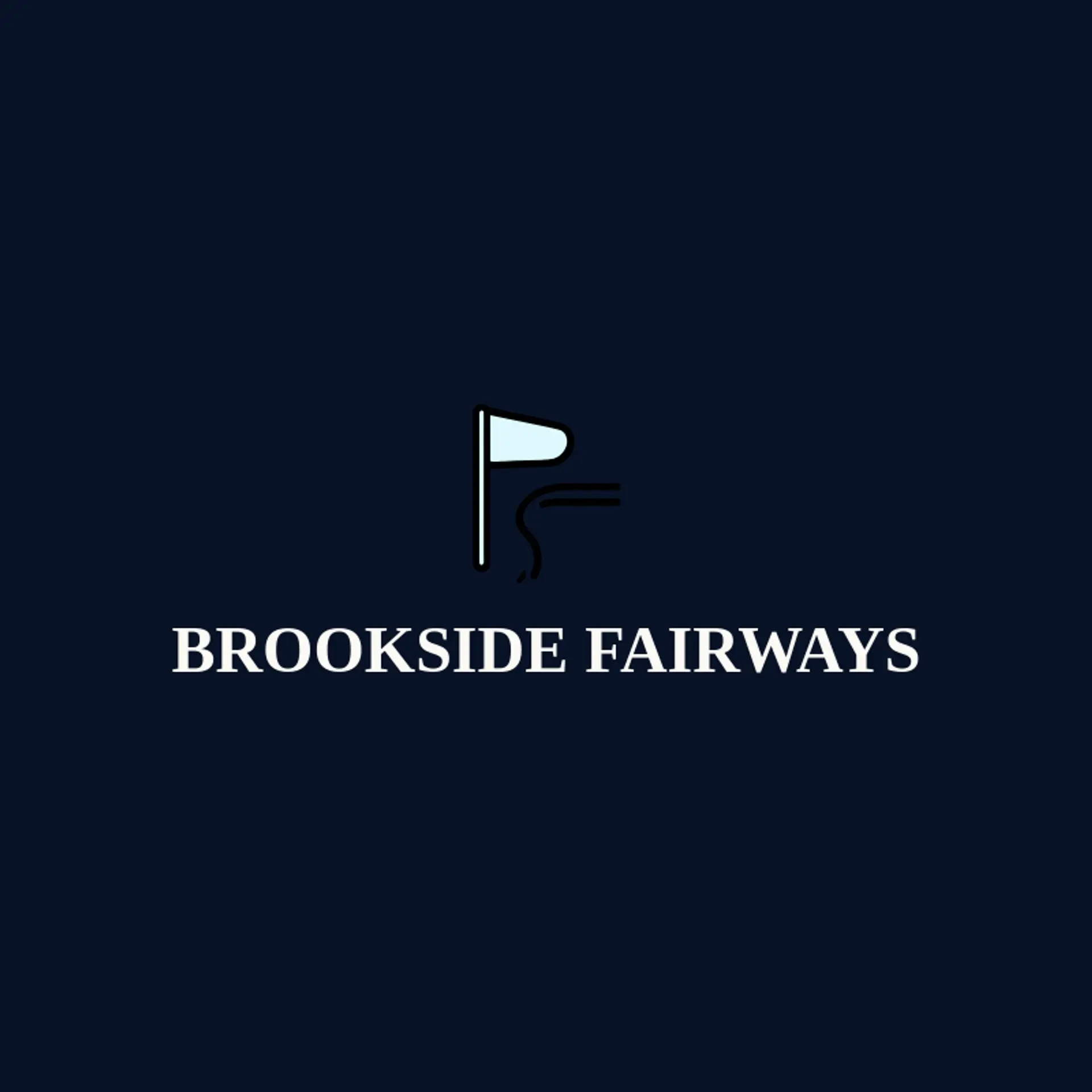 Brookside Fairways logo for golf course