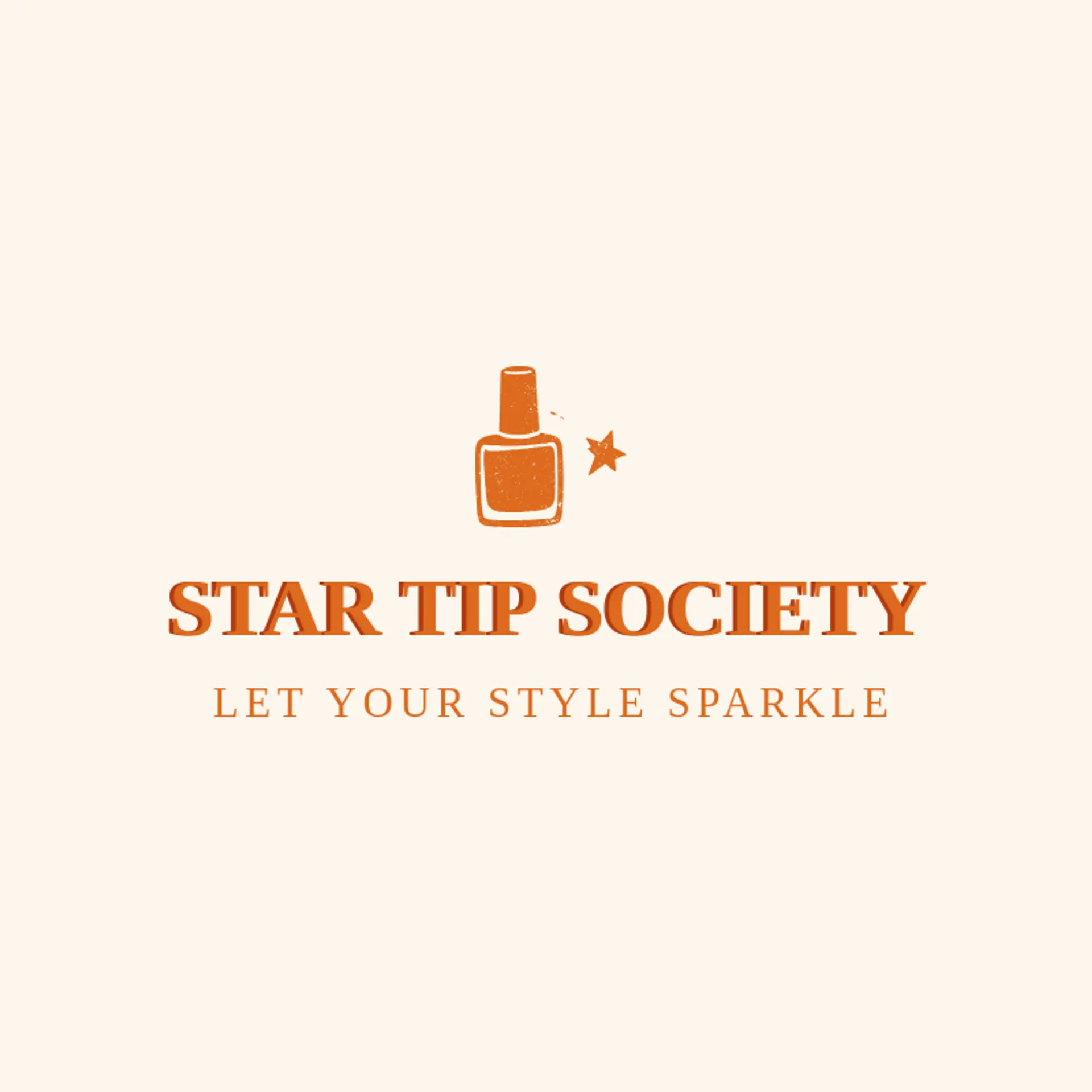 Star Tip Society logo for nails