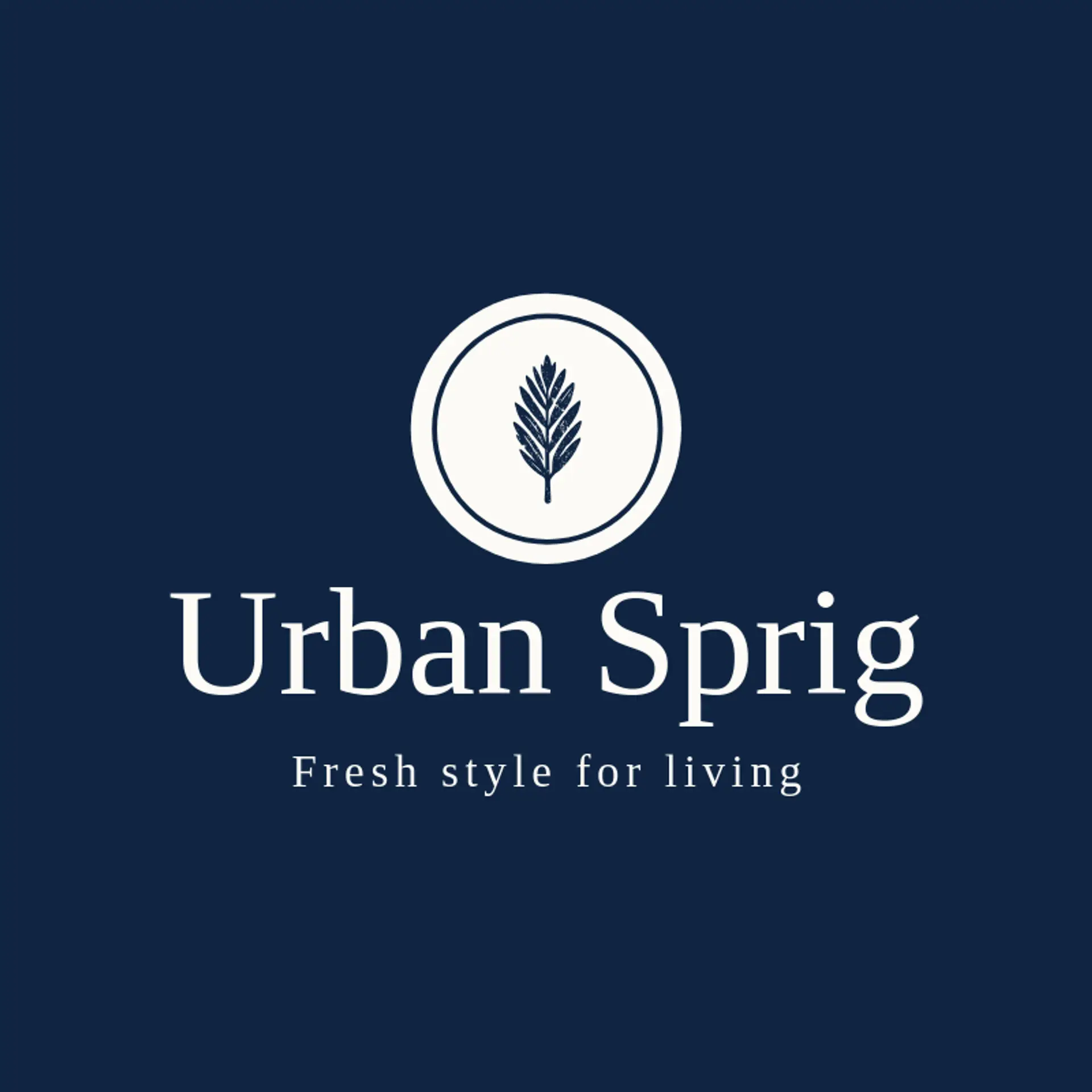 Urban Sprig logo for retail