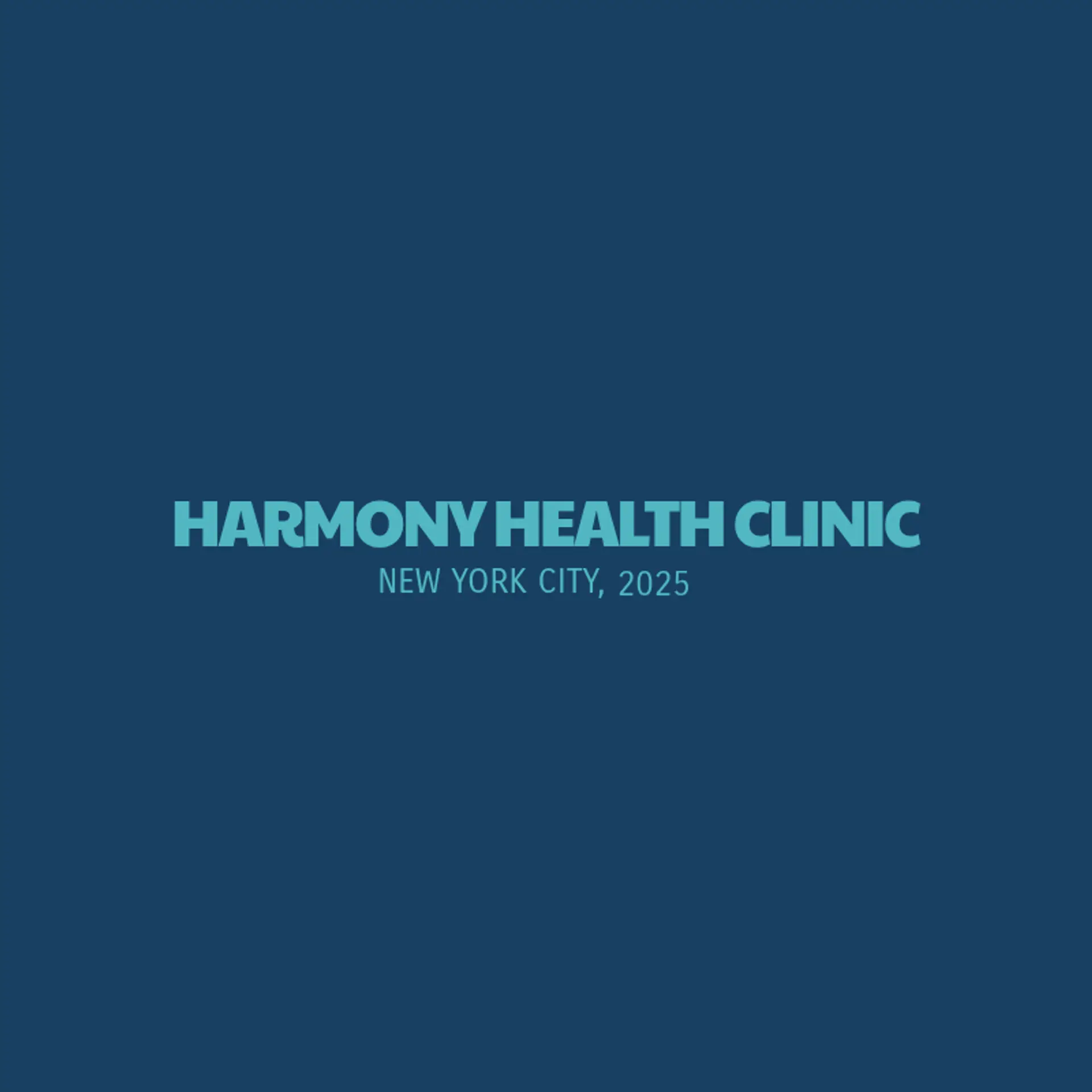 Harmony Health Clinic logo for medical clinic