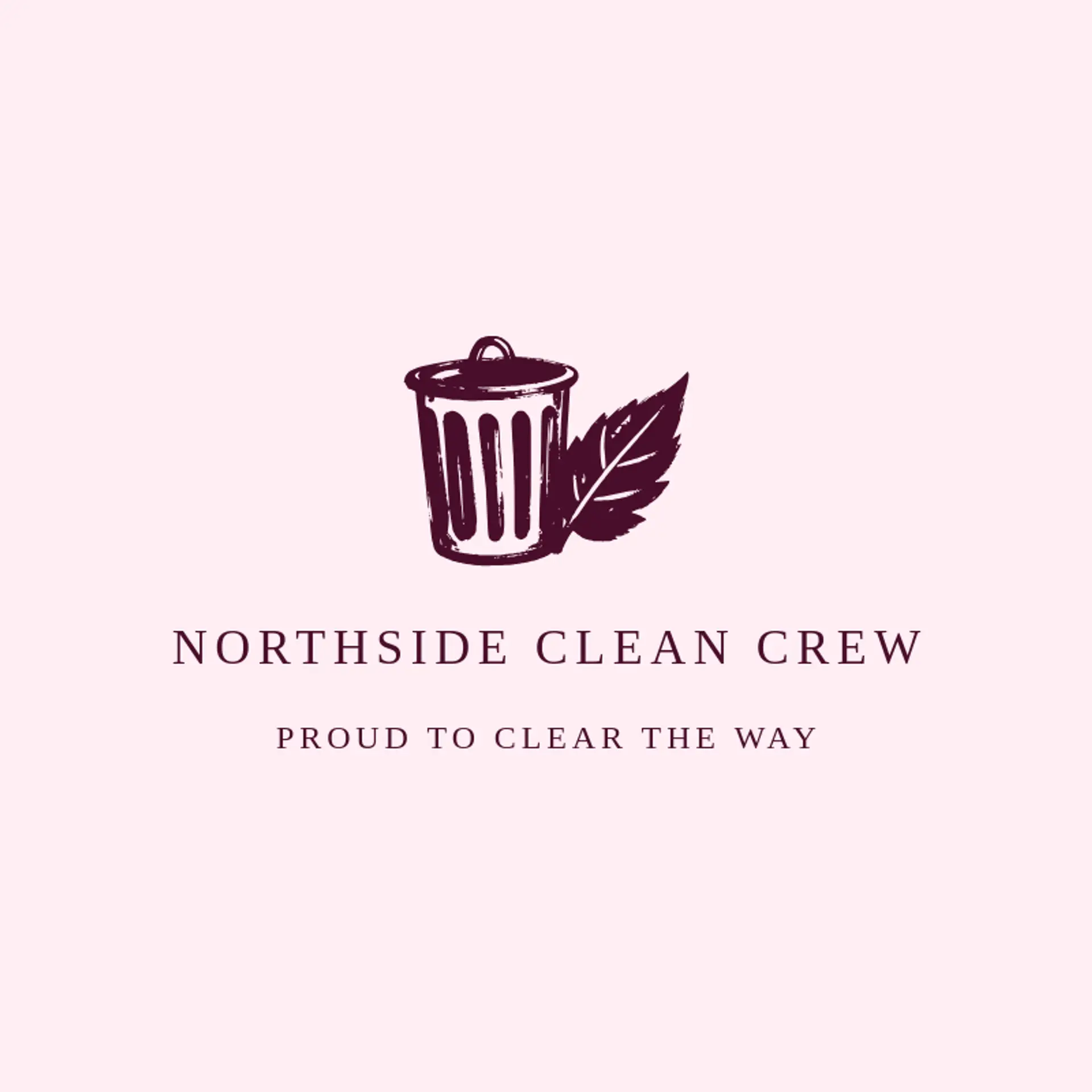 Northside Clean Crew logo for trash