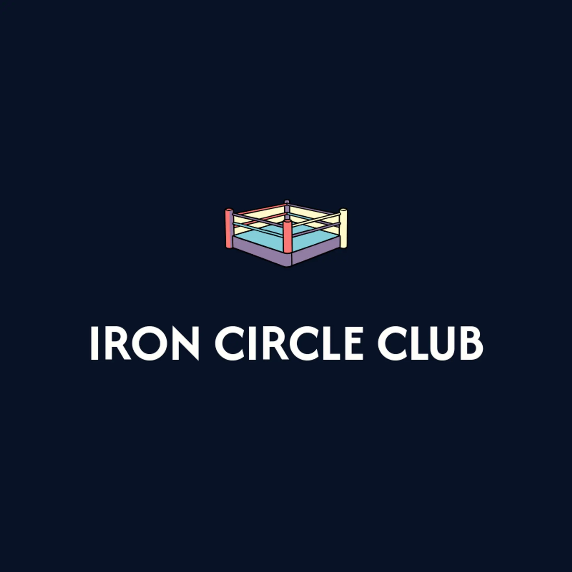 Iron Circle Club logo for wrestling