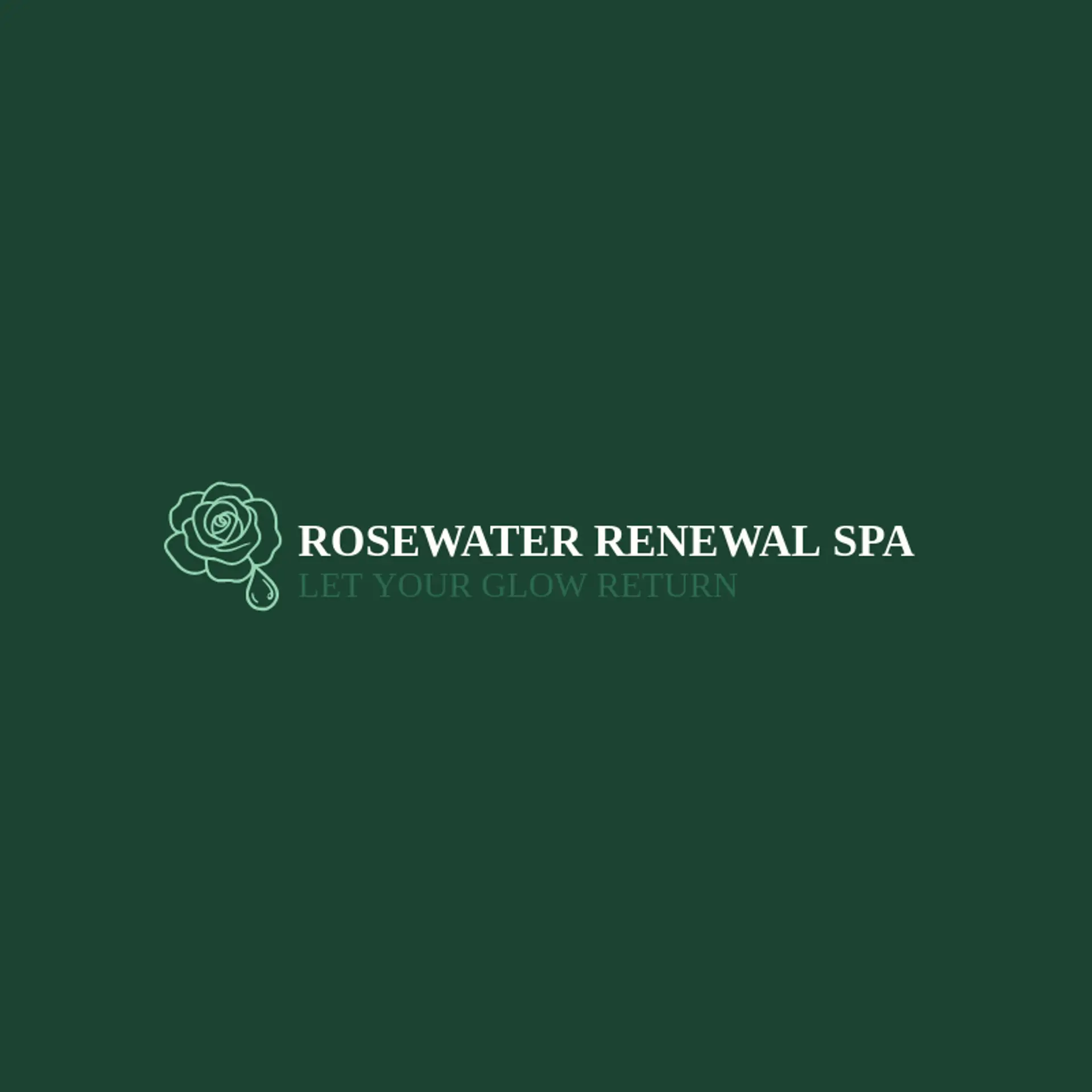Rosewater Renewal Spa logo for med spa