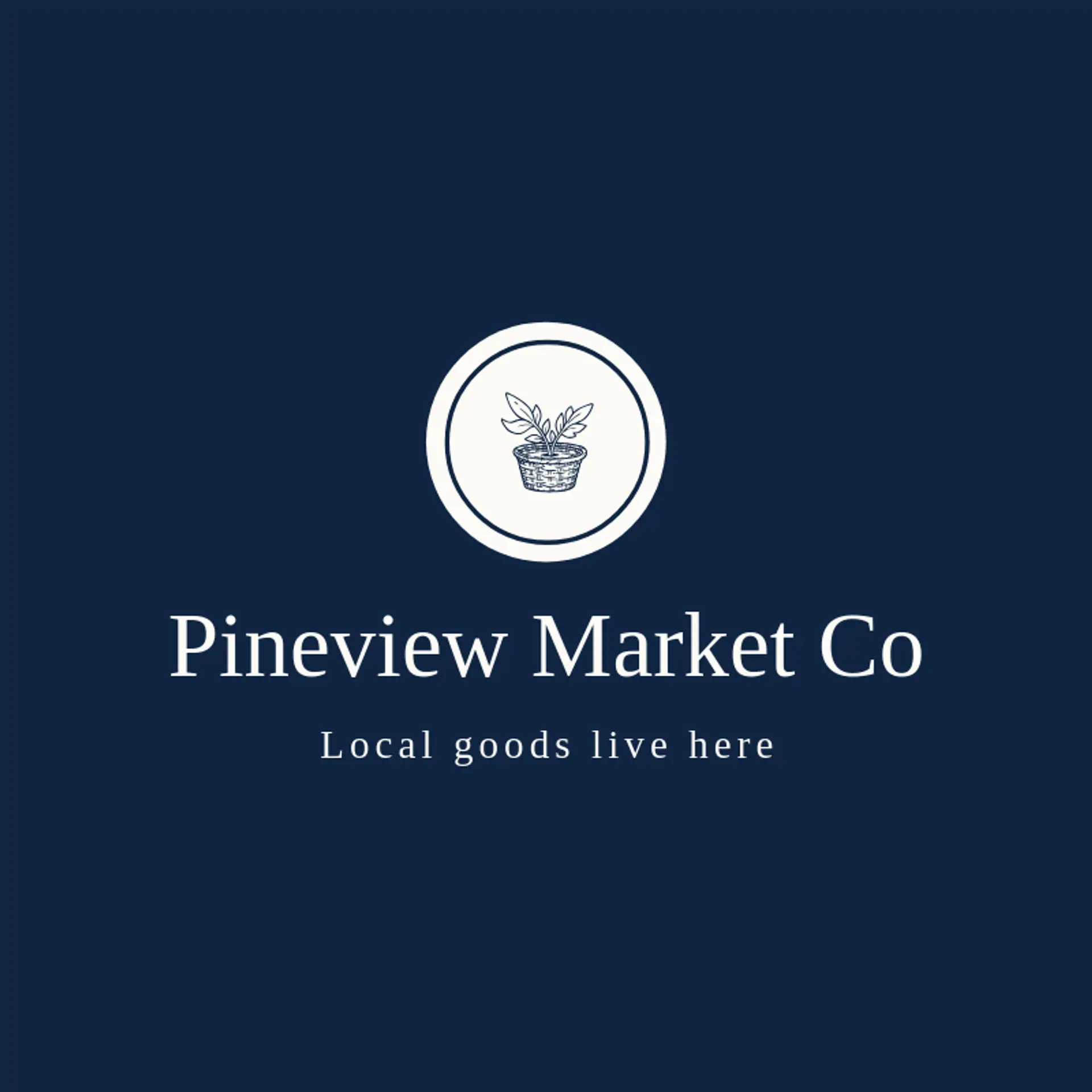 Pineview Market Co logo for market