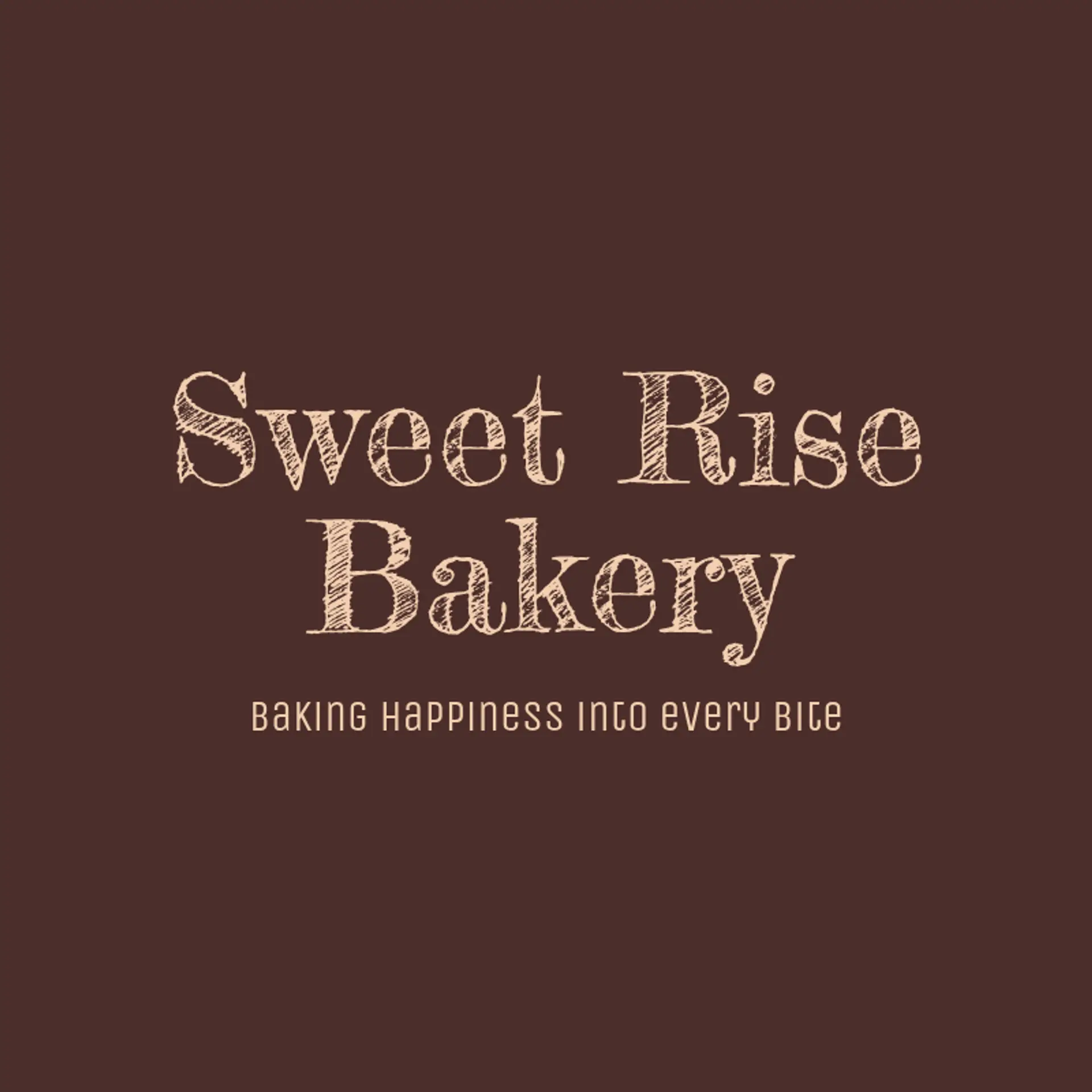 Sweet Rise Bakery logo for bakery