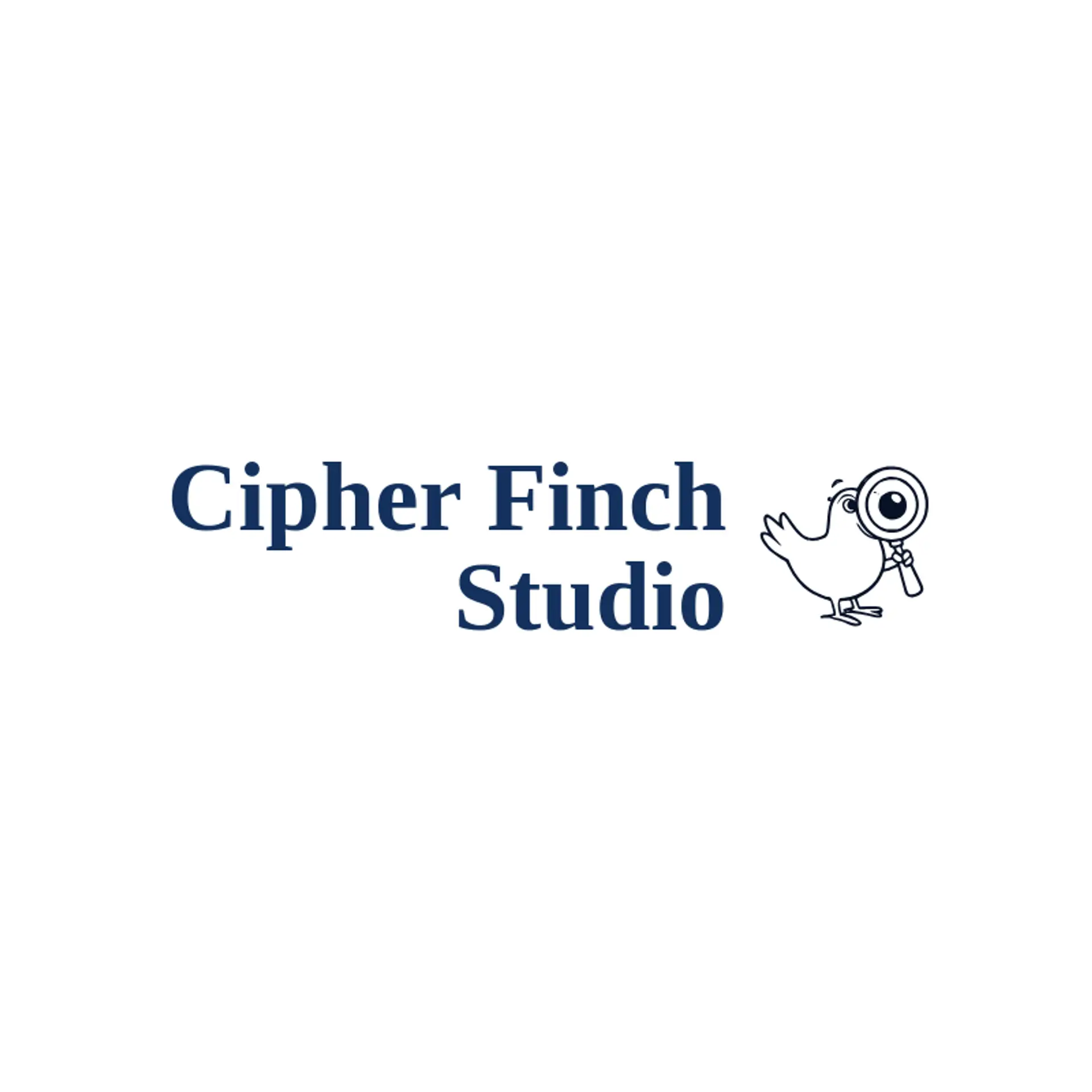Cipher Finch Studio logo for crime