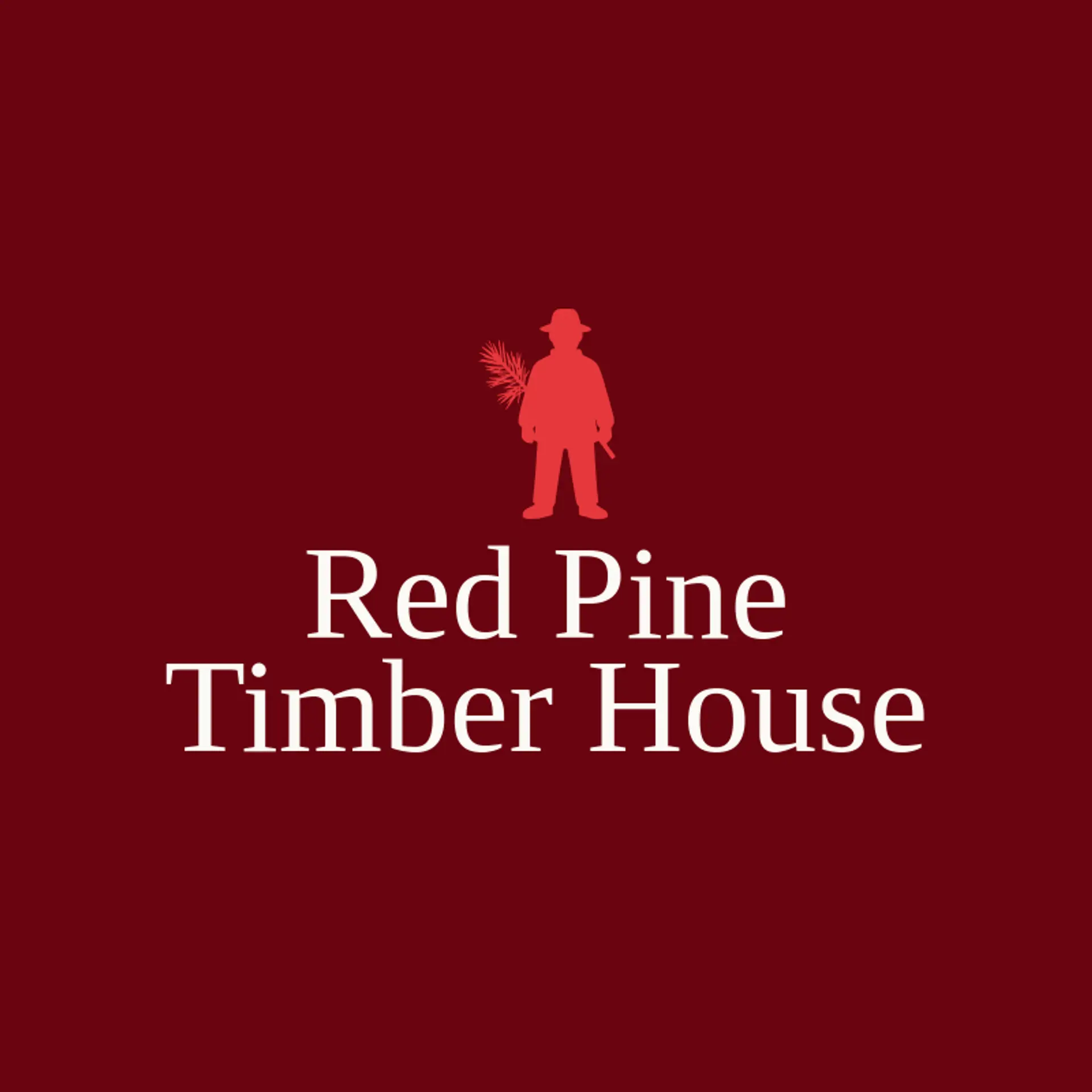Red Pine Timber House logo for lumberjack