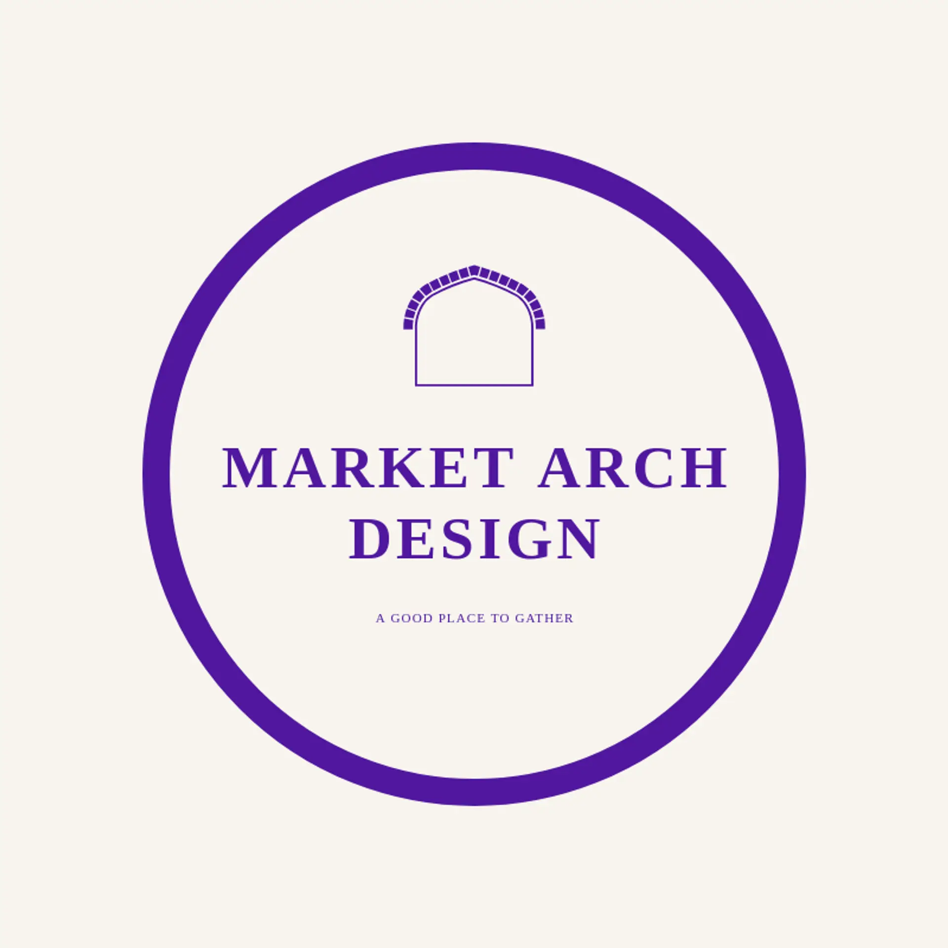 Market Arch Design logo for arch