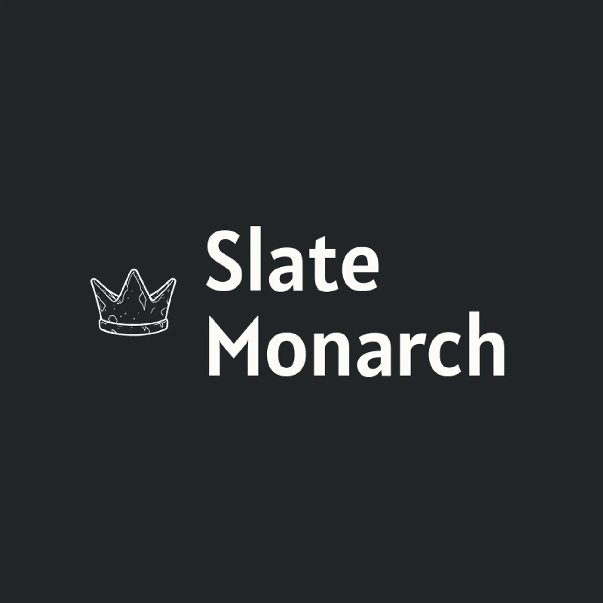 Slate Monarch logo for king