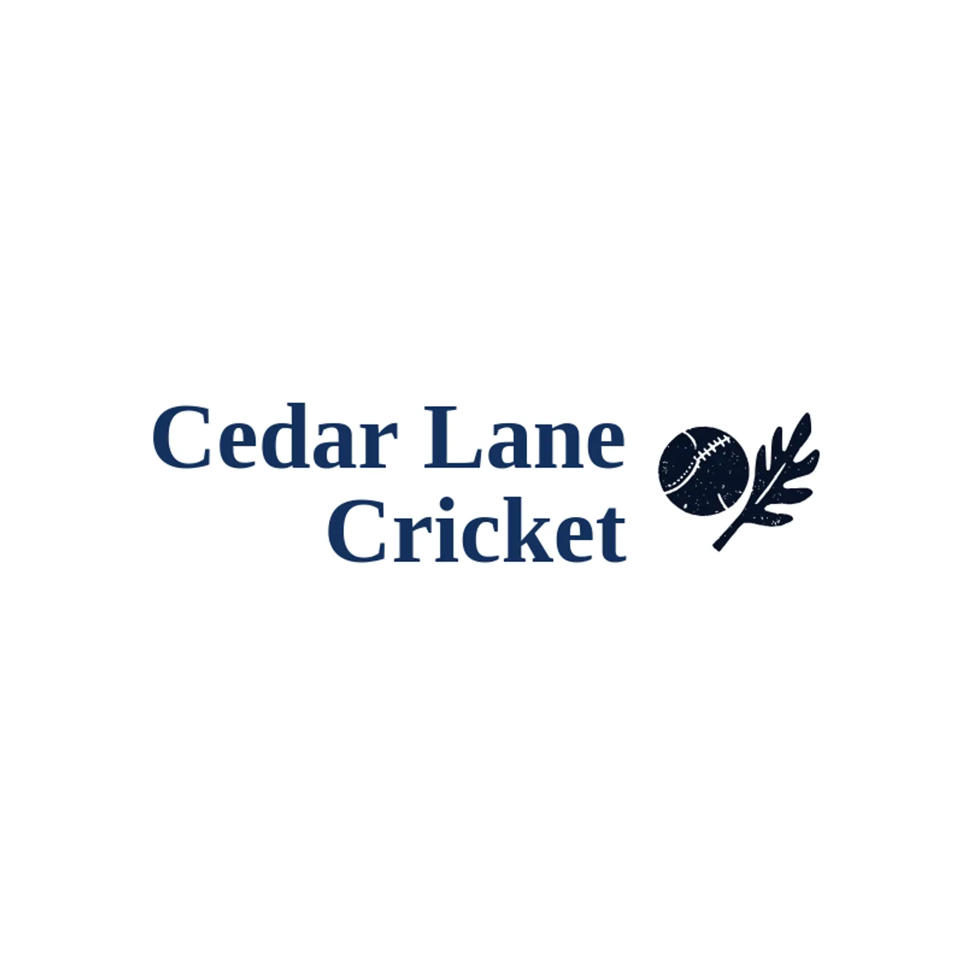 Cedar Lane Cricket logo for cricket team