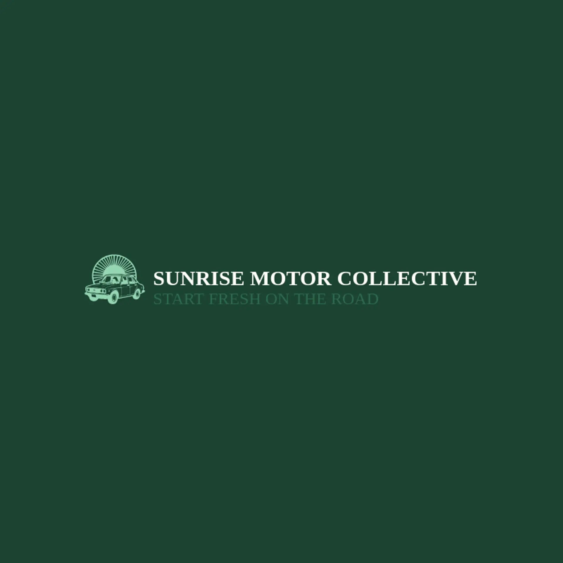 Sunrise Motor Collective logo for electric car