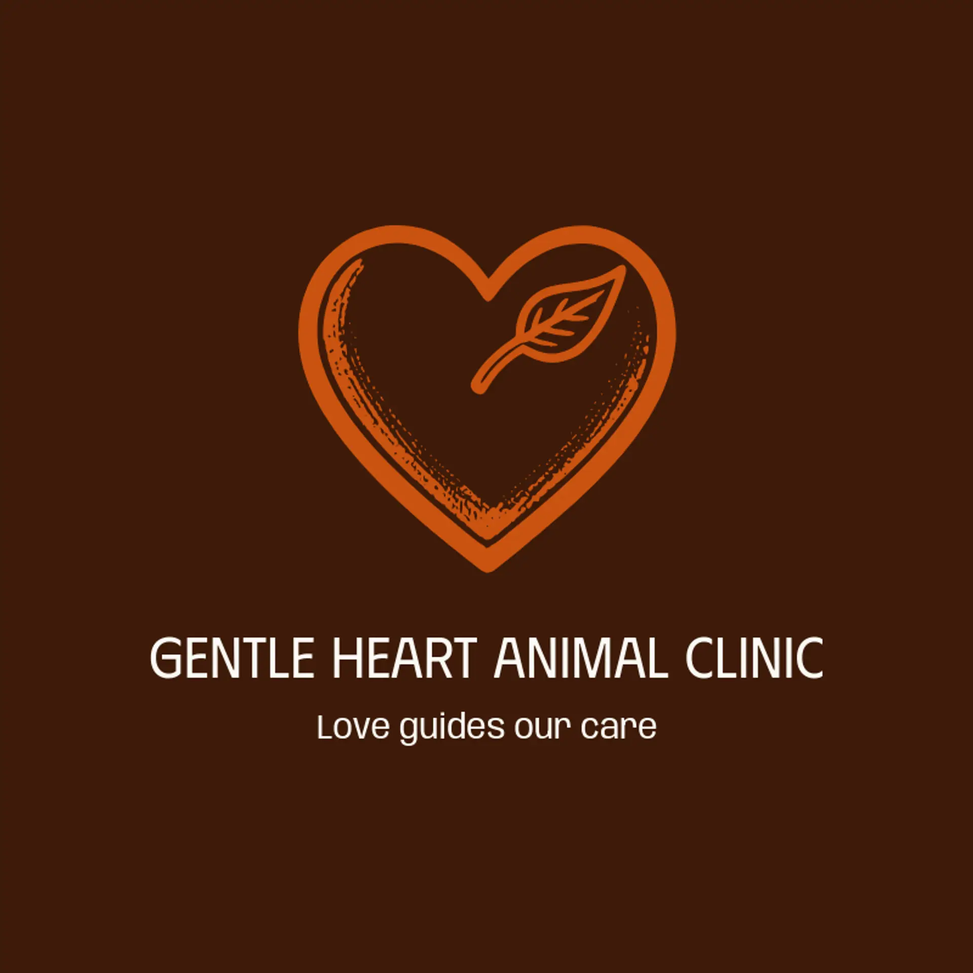 Gentle Heart Animal Clinic logo for veterinary