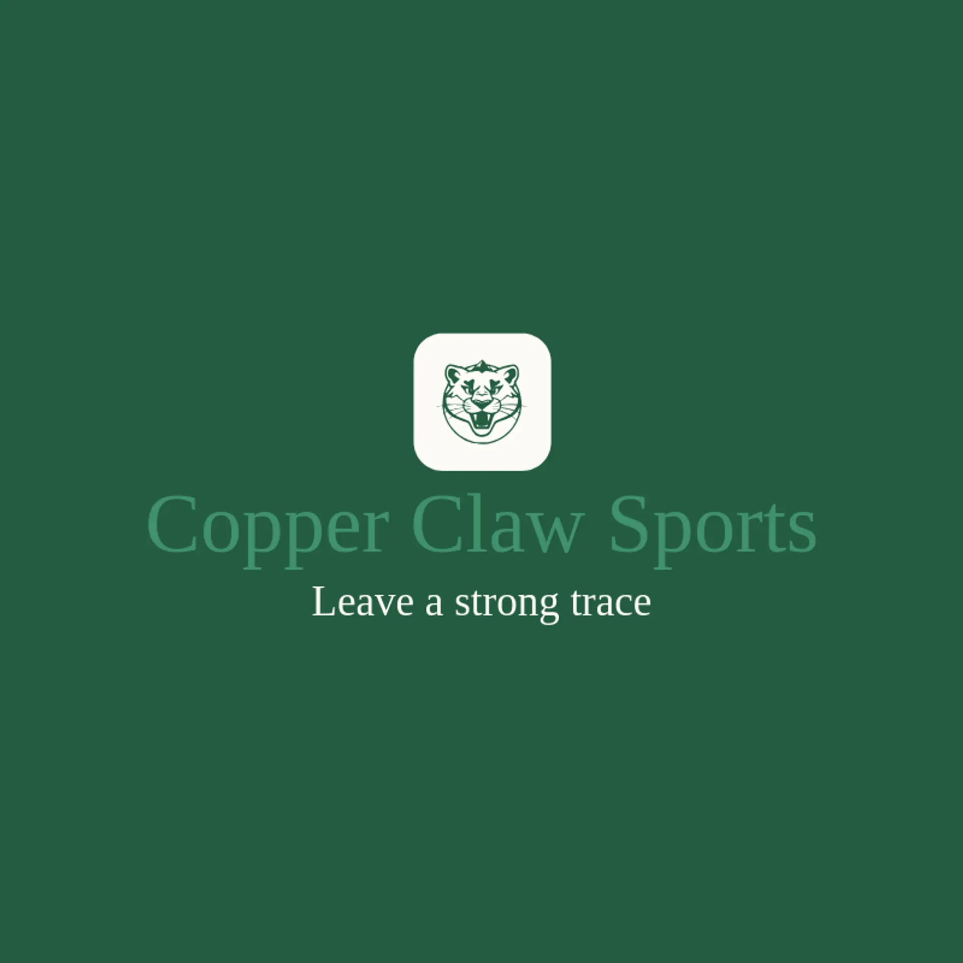 Copper Claw Sports logo for cougar