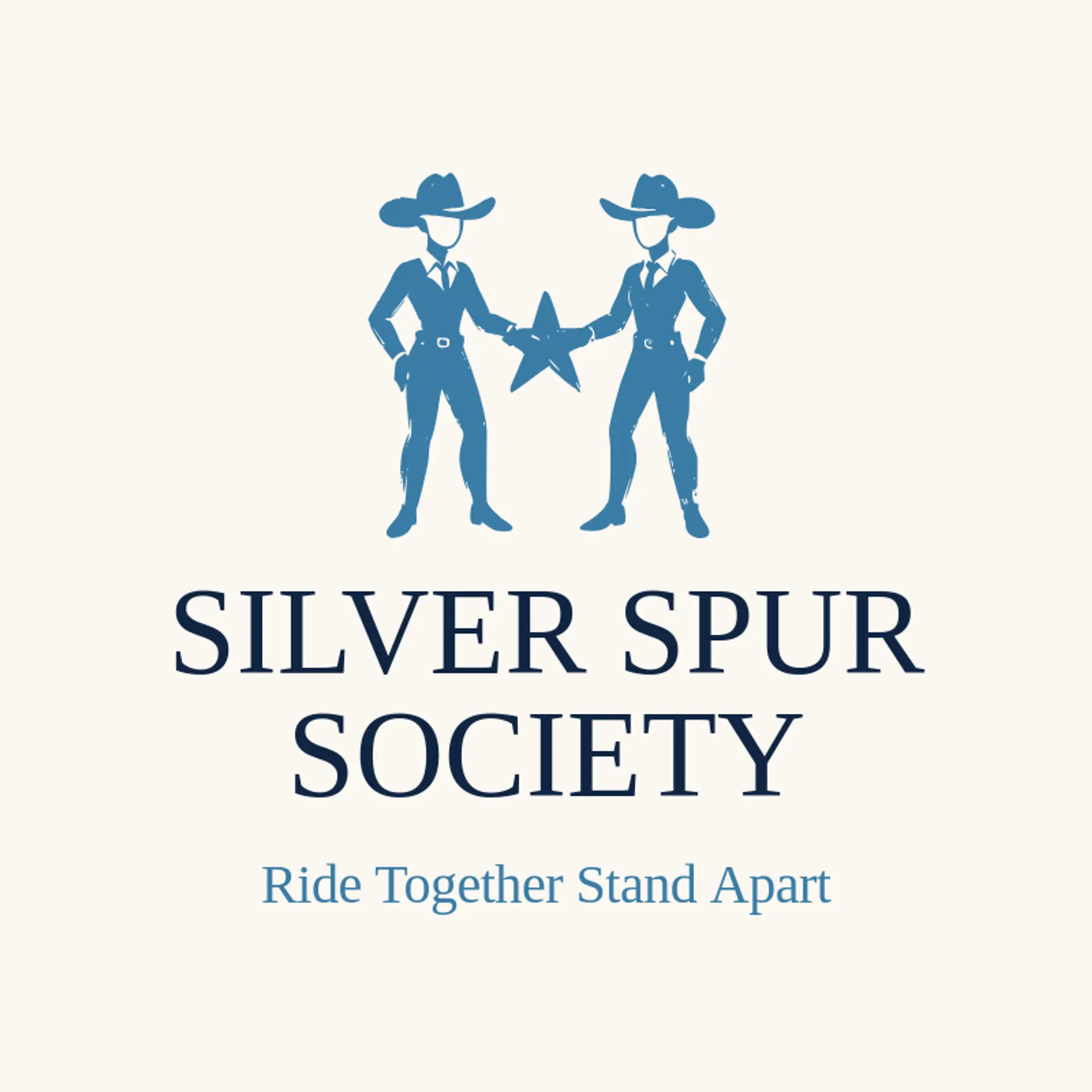 Silver Spur Society logo for cowgirl