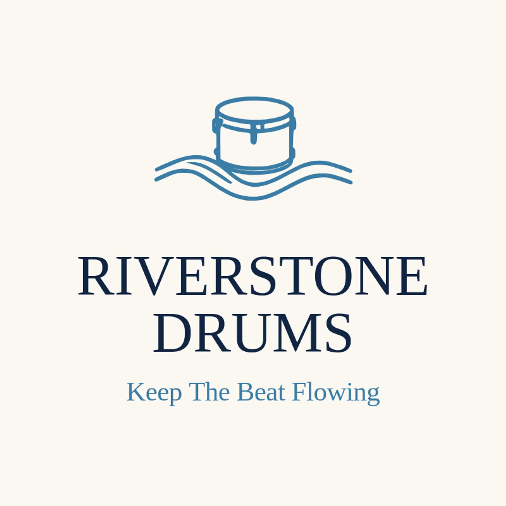 Riverstone Drums logo for drum