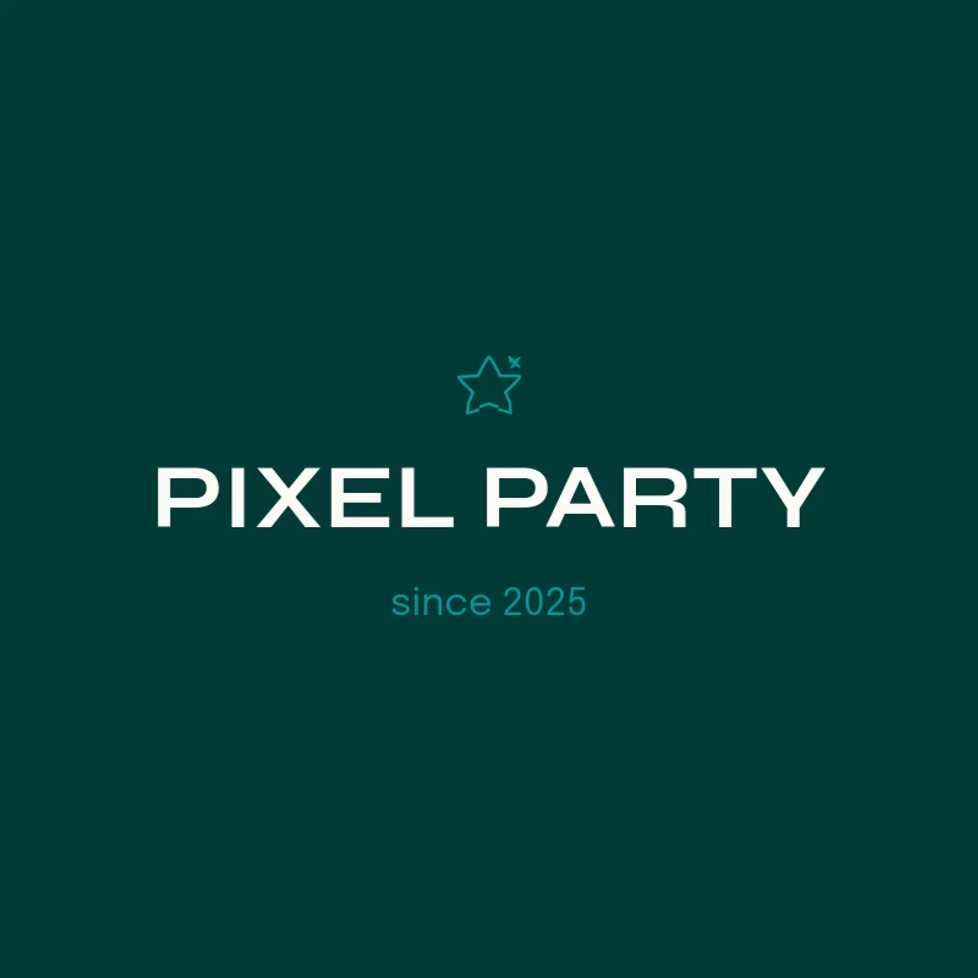 Pixel Party logo for gamer