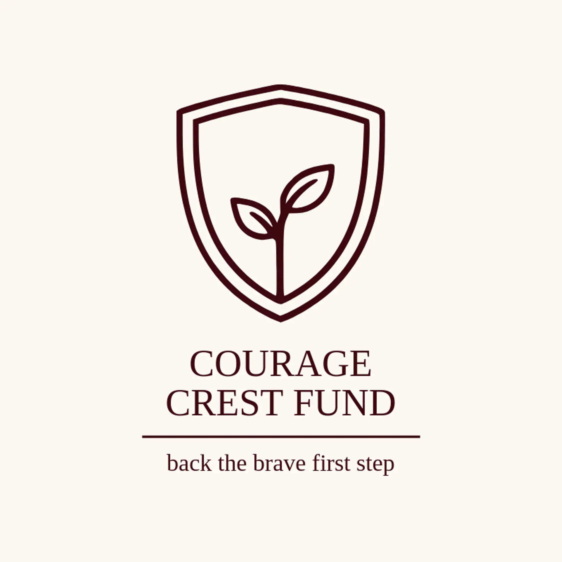 Courage Crest Fund logo for scholarship