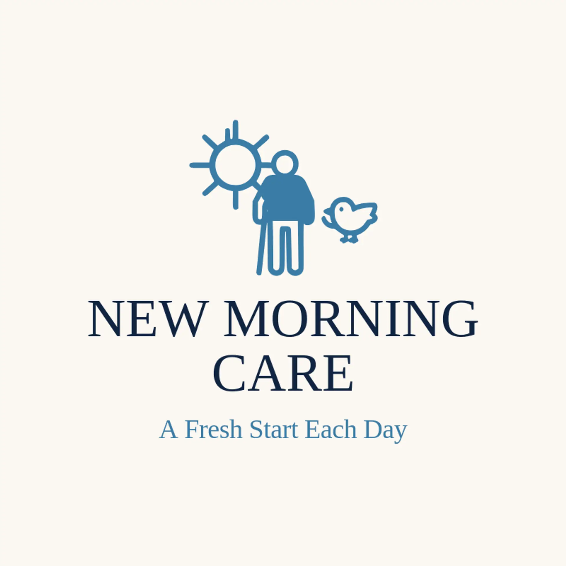 New Morning Care logo for senior