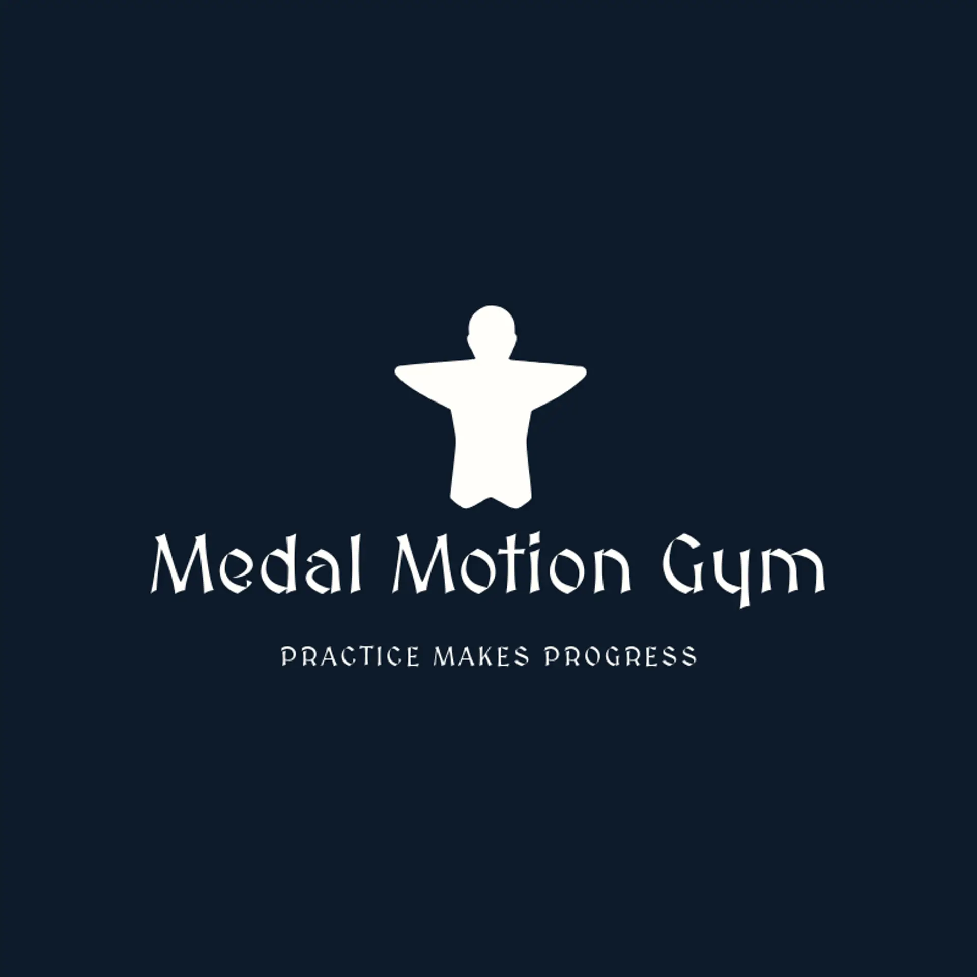 Medal Motion Gym logo for gymnastics