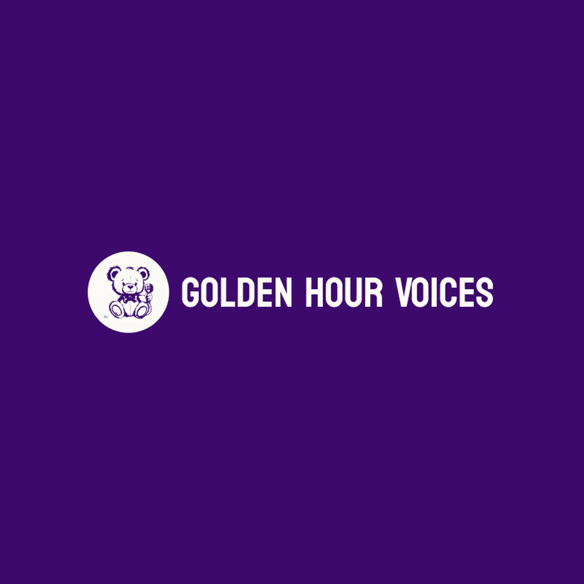 Golden Hour Voices logo for singer