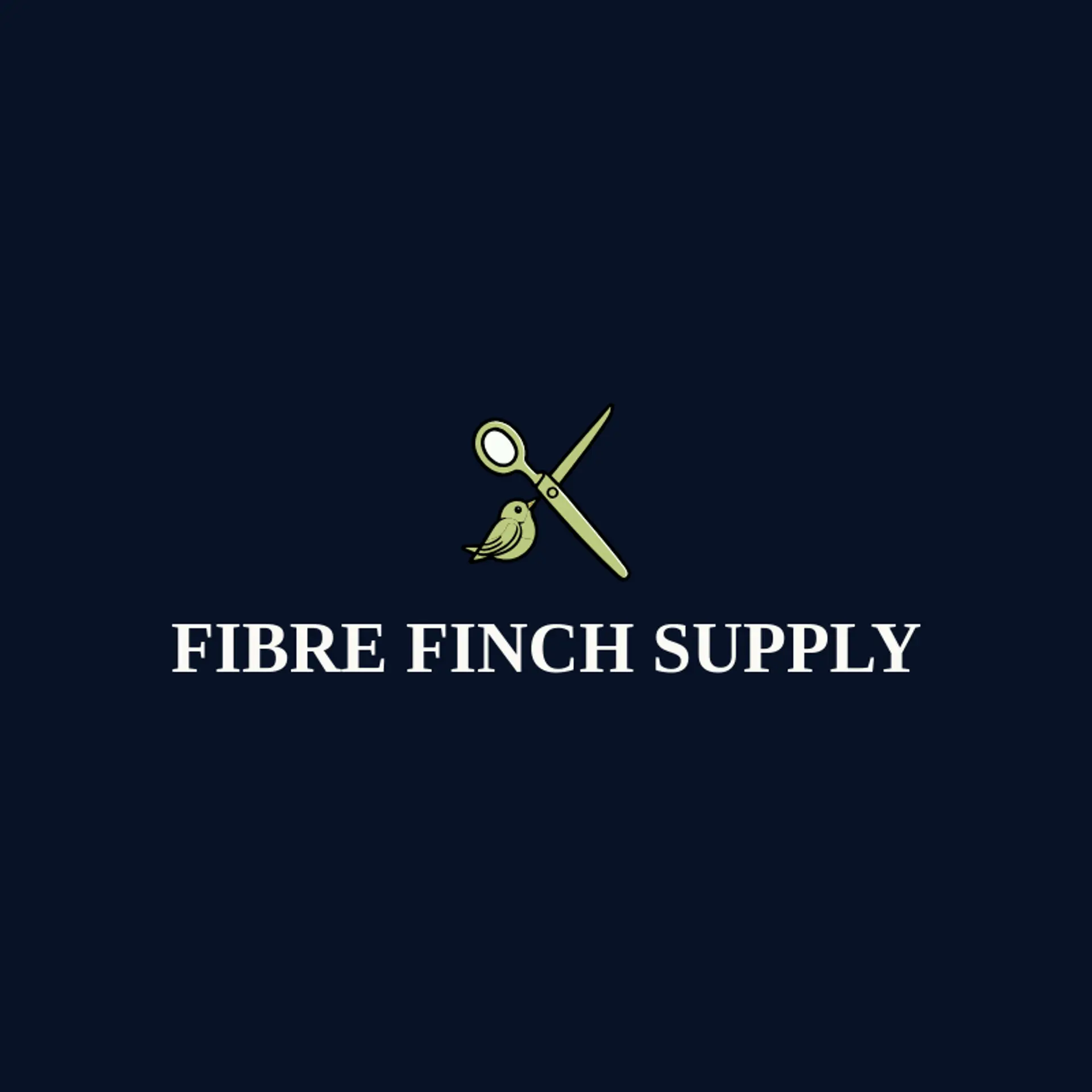 Fibre Finch Supply logo for scissors