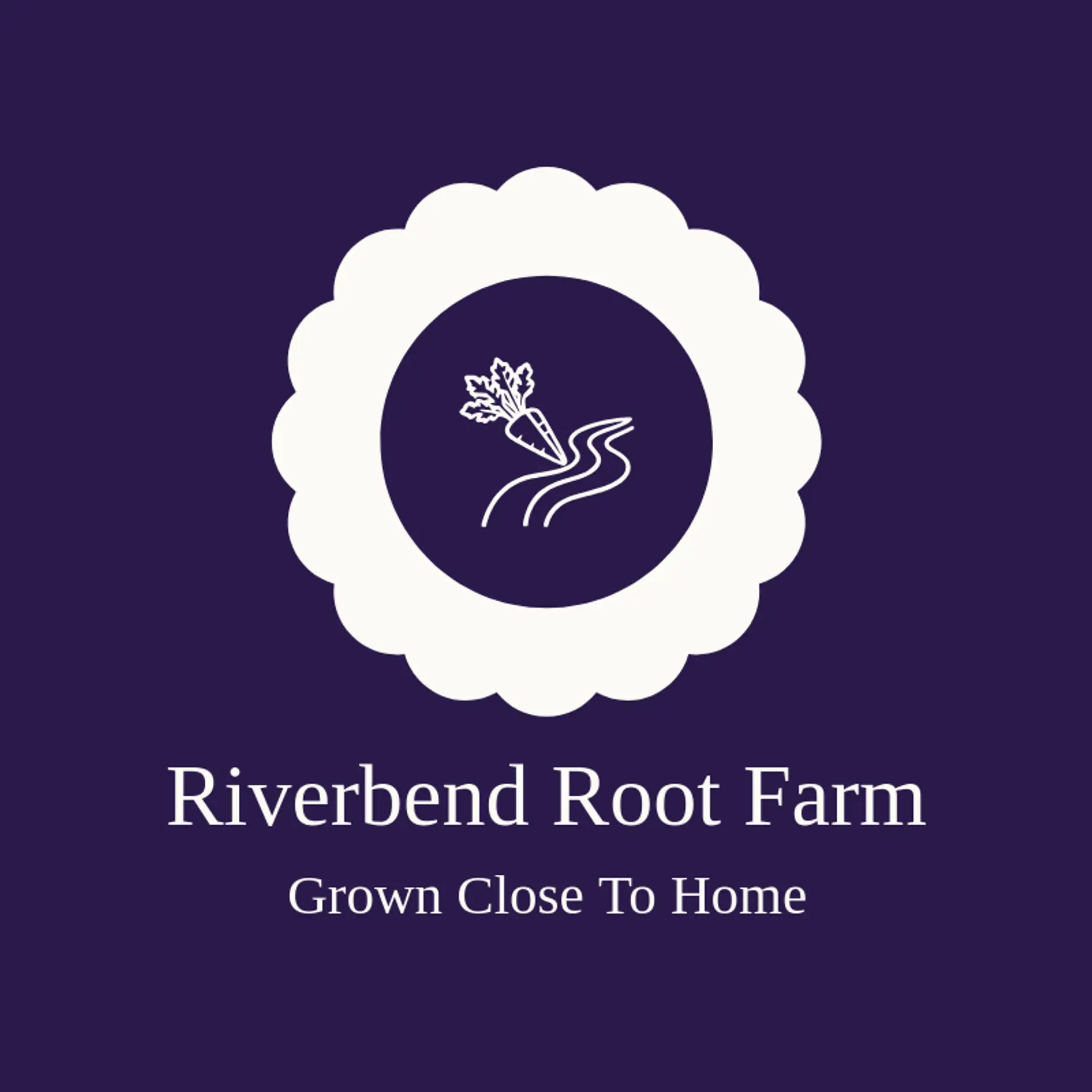 Riverbend Root Farm logo for harvest