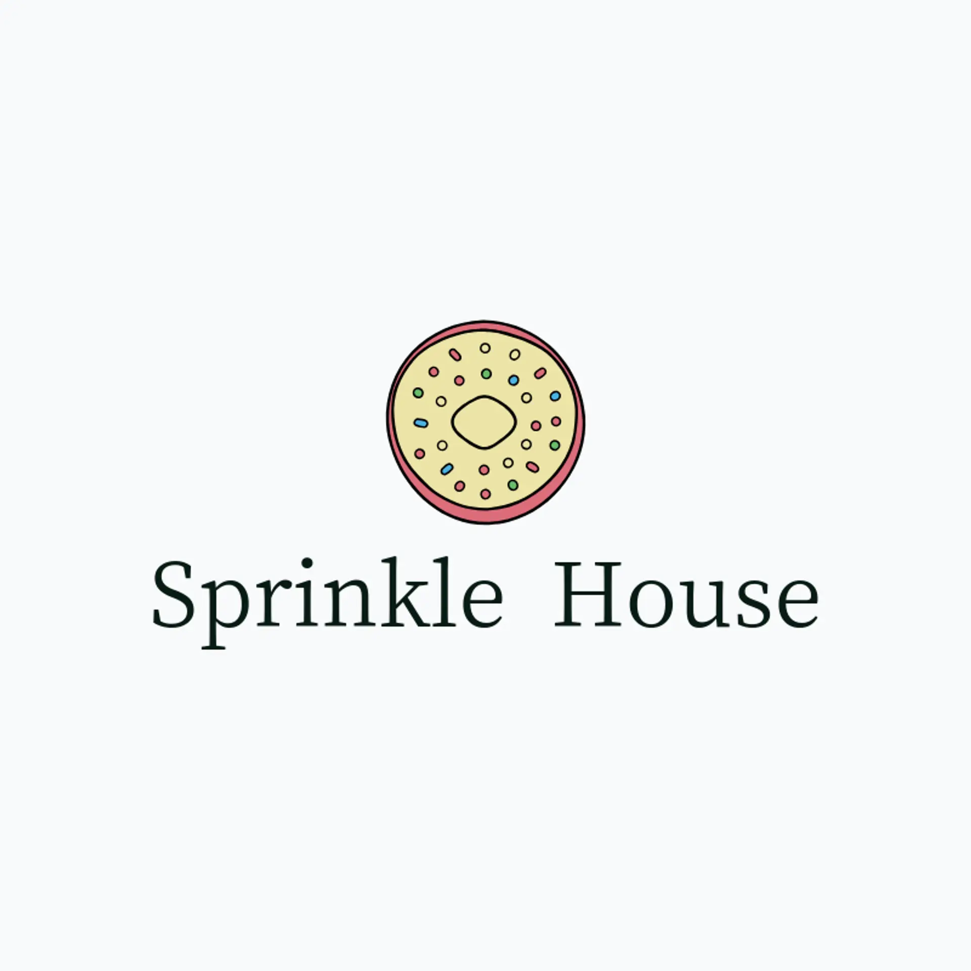 Sprinkle House logo for cookie