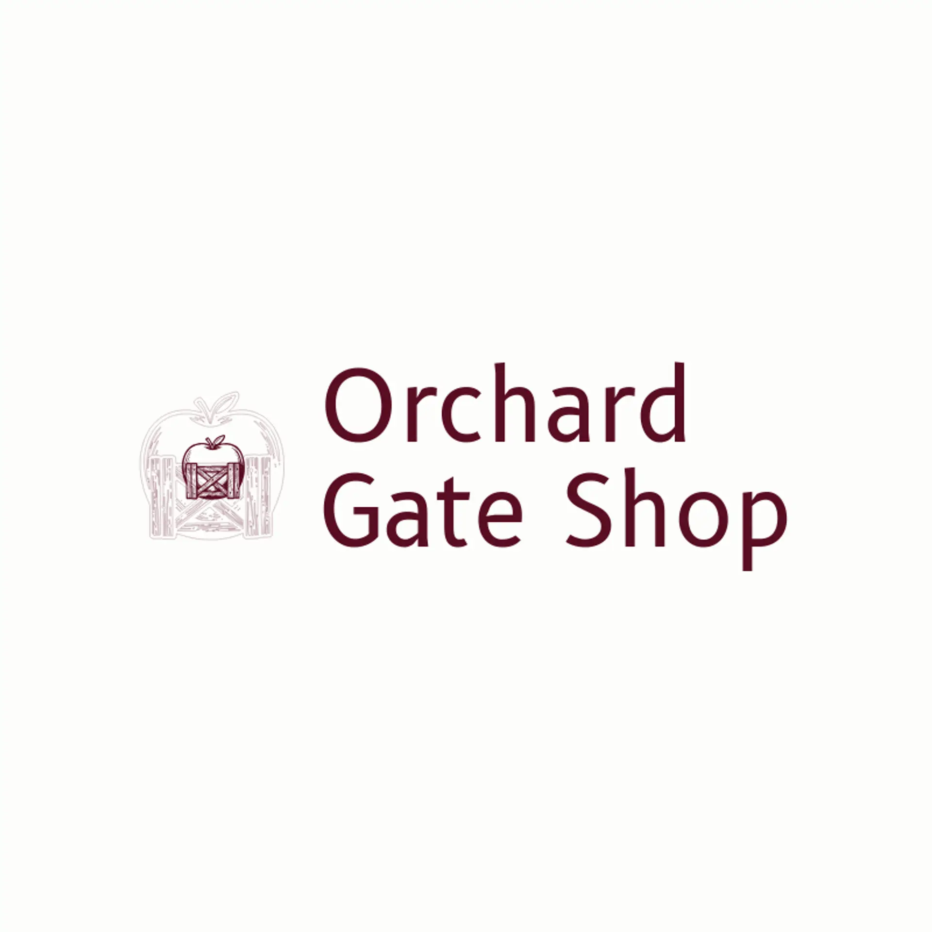 Orchard Gate Shop logo for apple