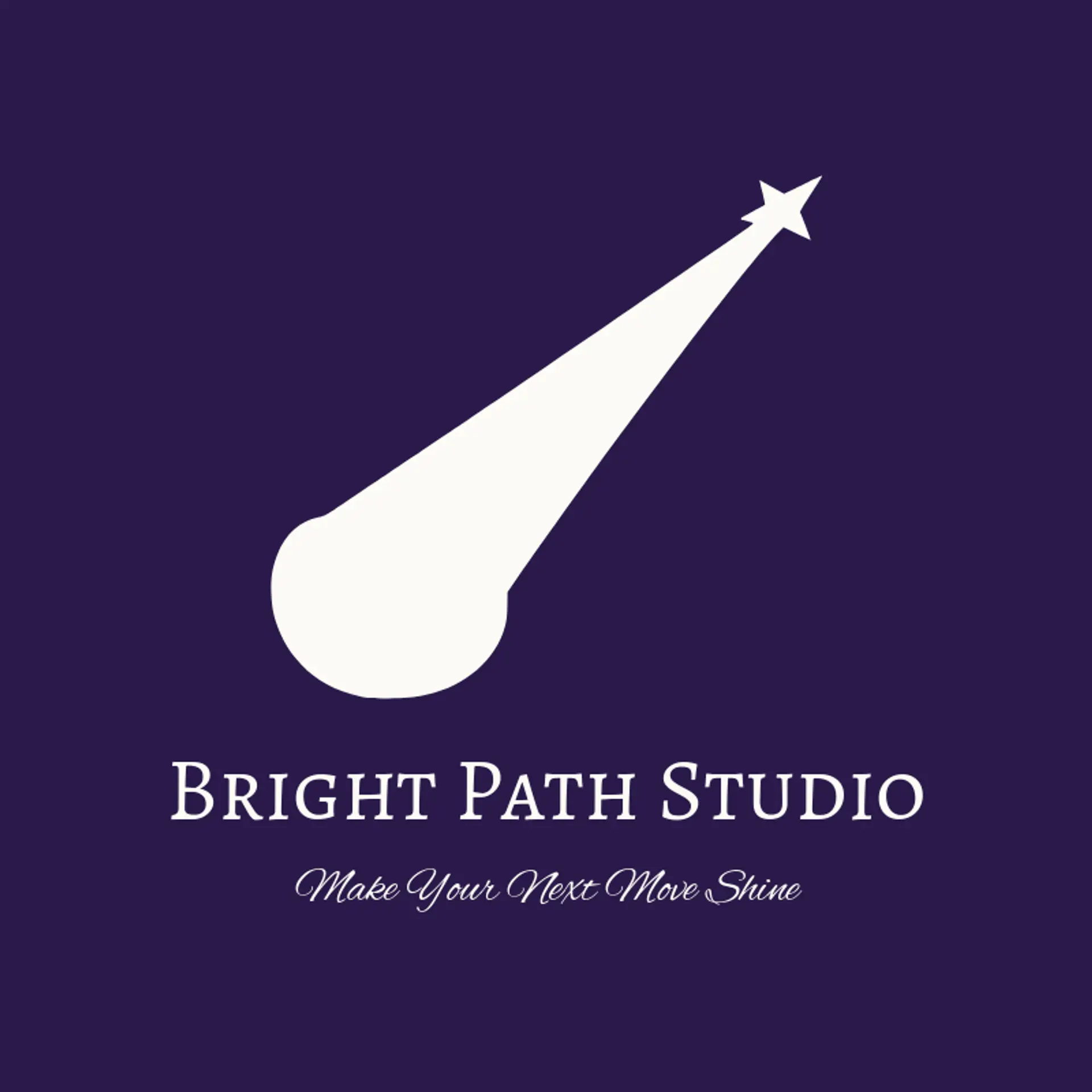 Bright Path Studio logo for star