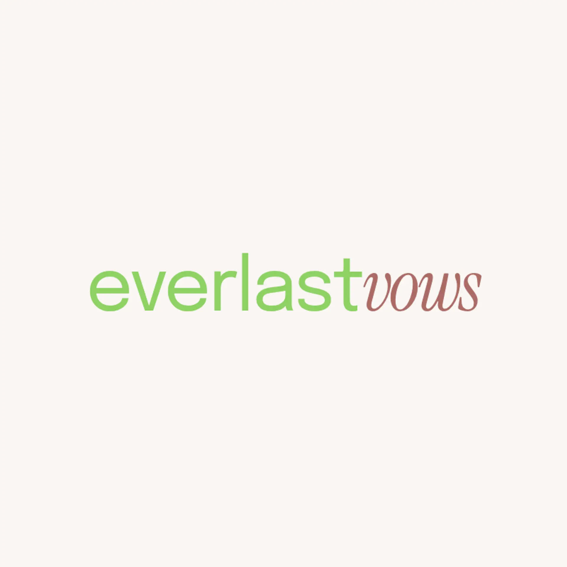 Eternal Vows logo for wedding service
