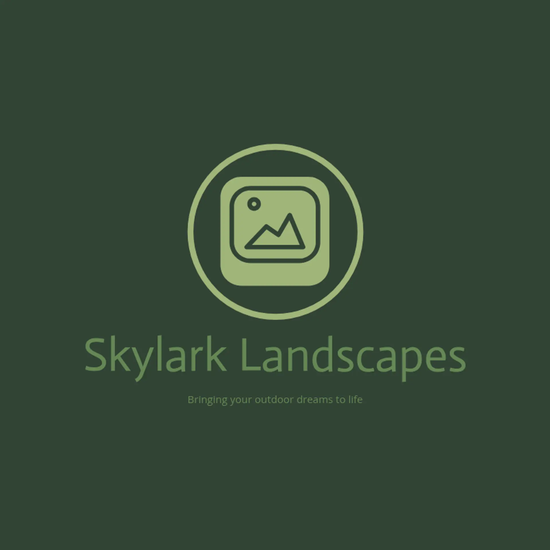 SkyLark Landscapes logo for cool landscaping