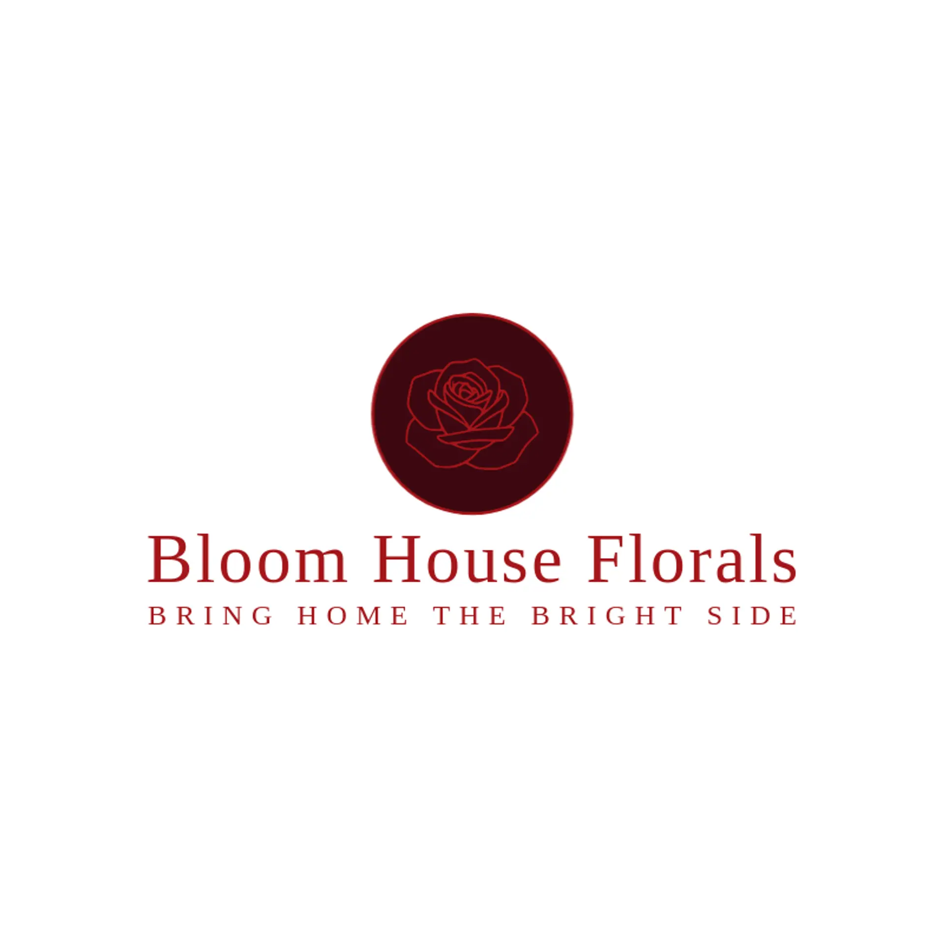 Bloom House Florals logo for bloom