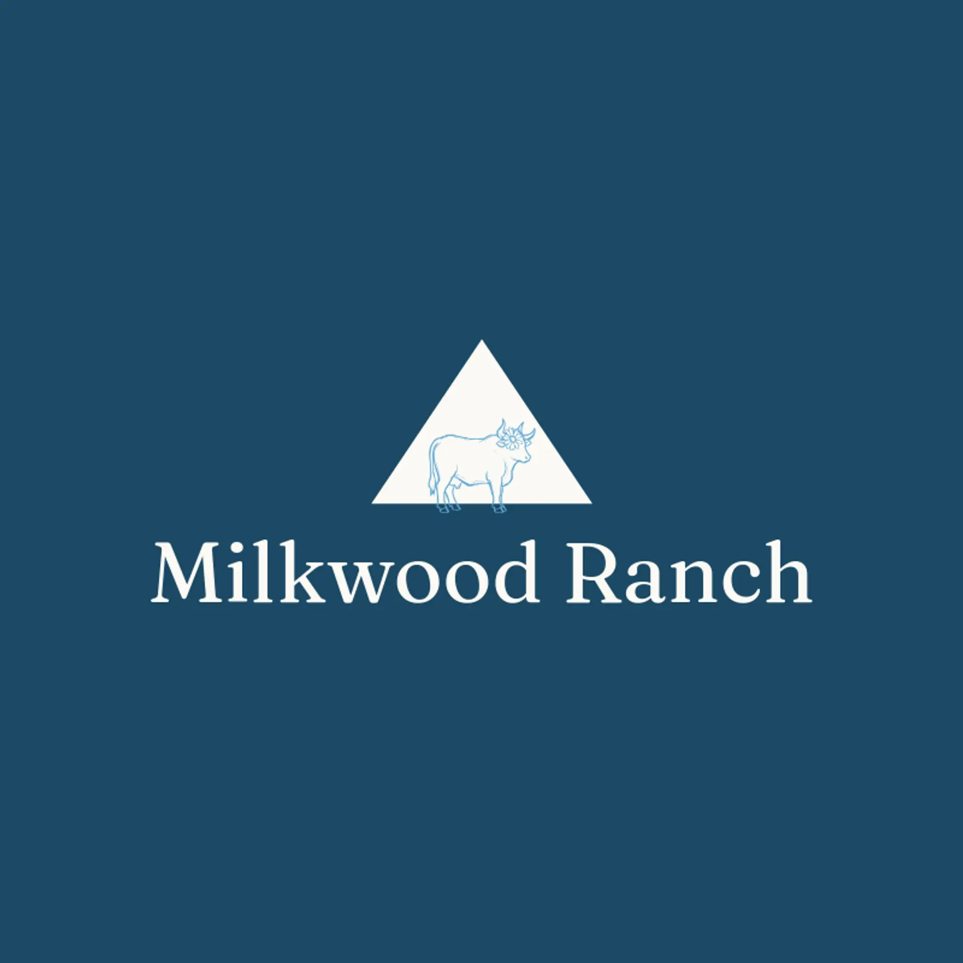 Milkwood Ranch logo for cow