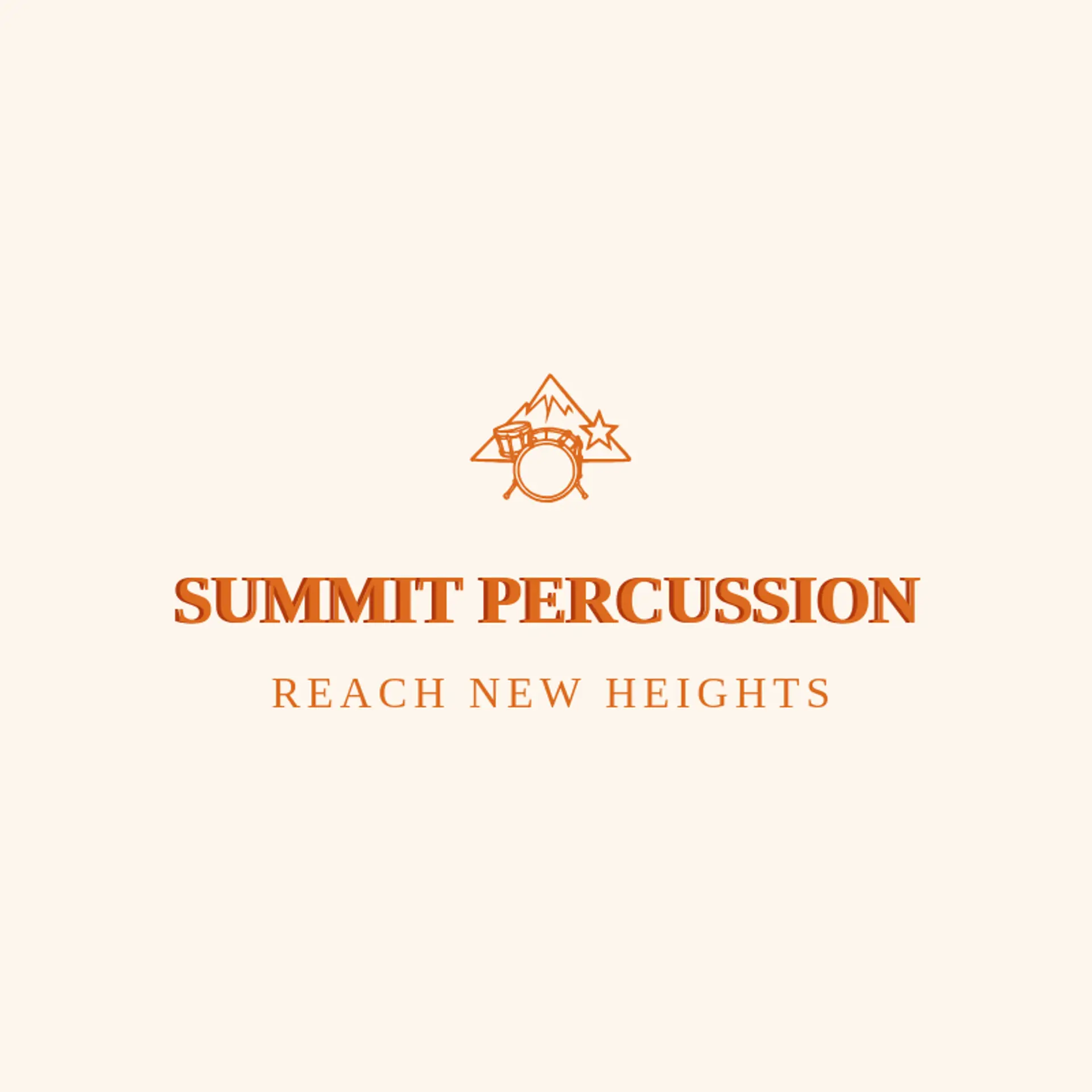Summit Percussion logo for drum