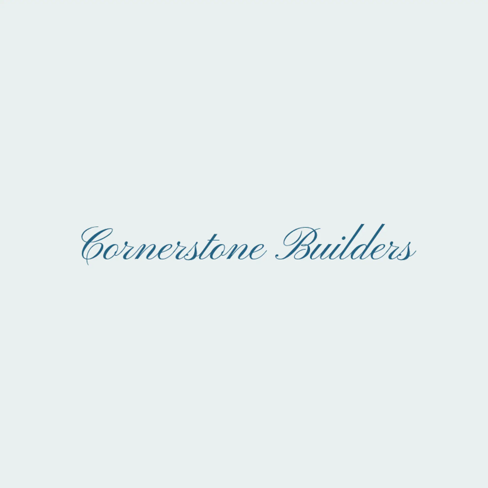 Cornerstone Builders logo for general construction