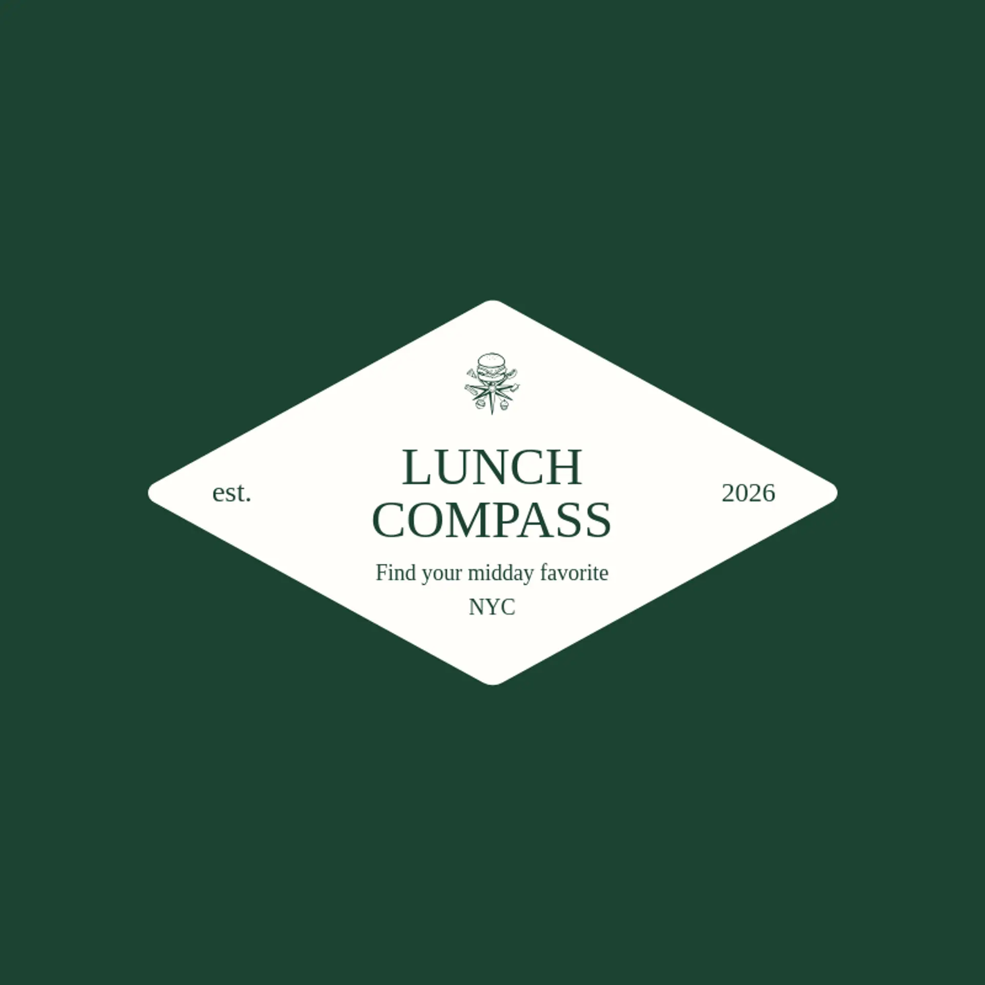 Lunch Compass logo for lunch