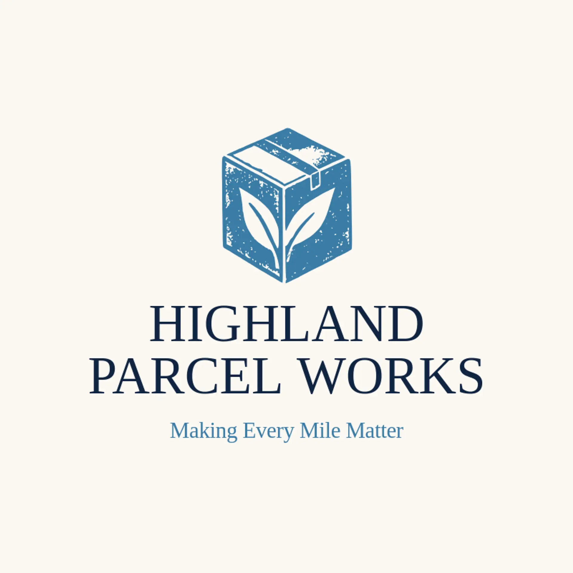 Highland Parcel Works logo for supply chain