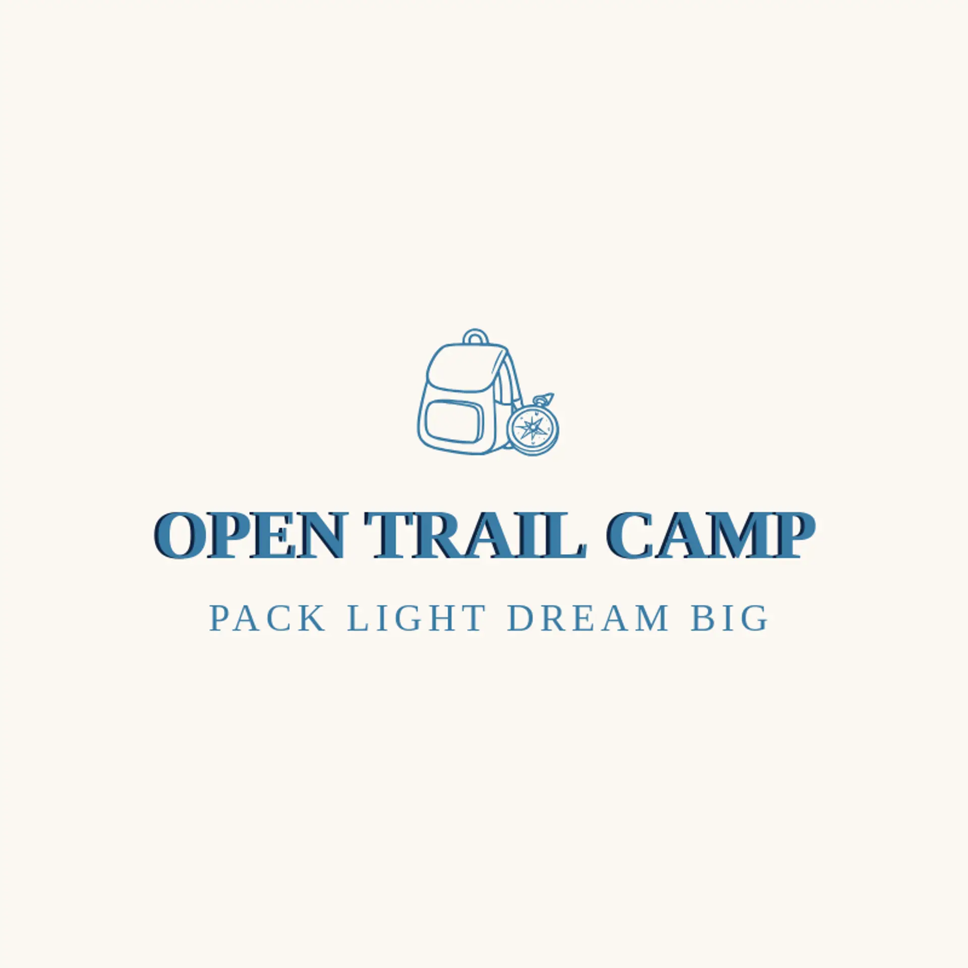 Open Trail Camp logo for camp