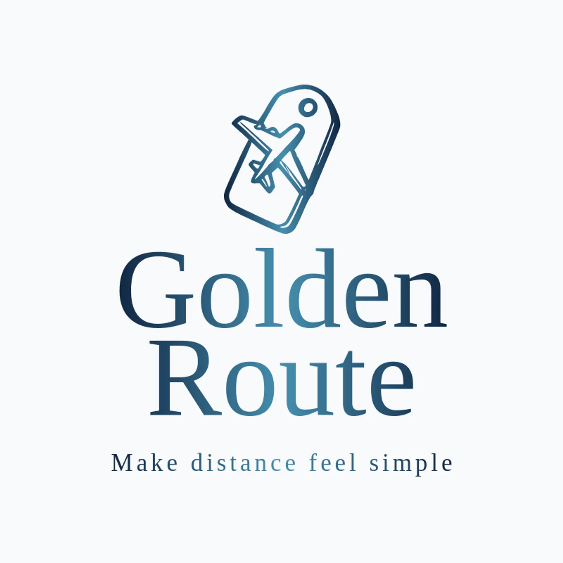 Golden Route logo for airport