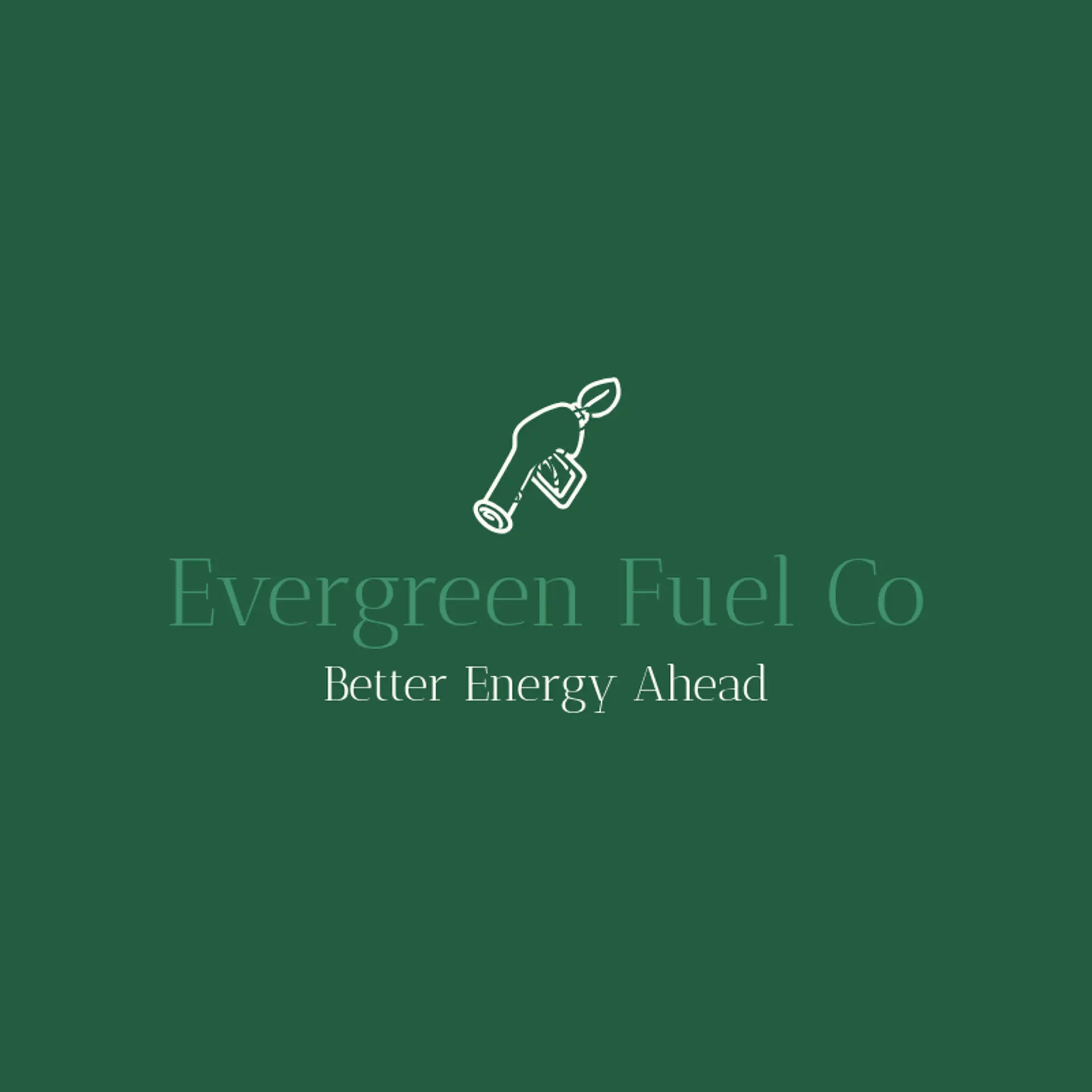 Evergreen Fuel Co logo for petrol