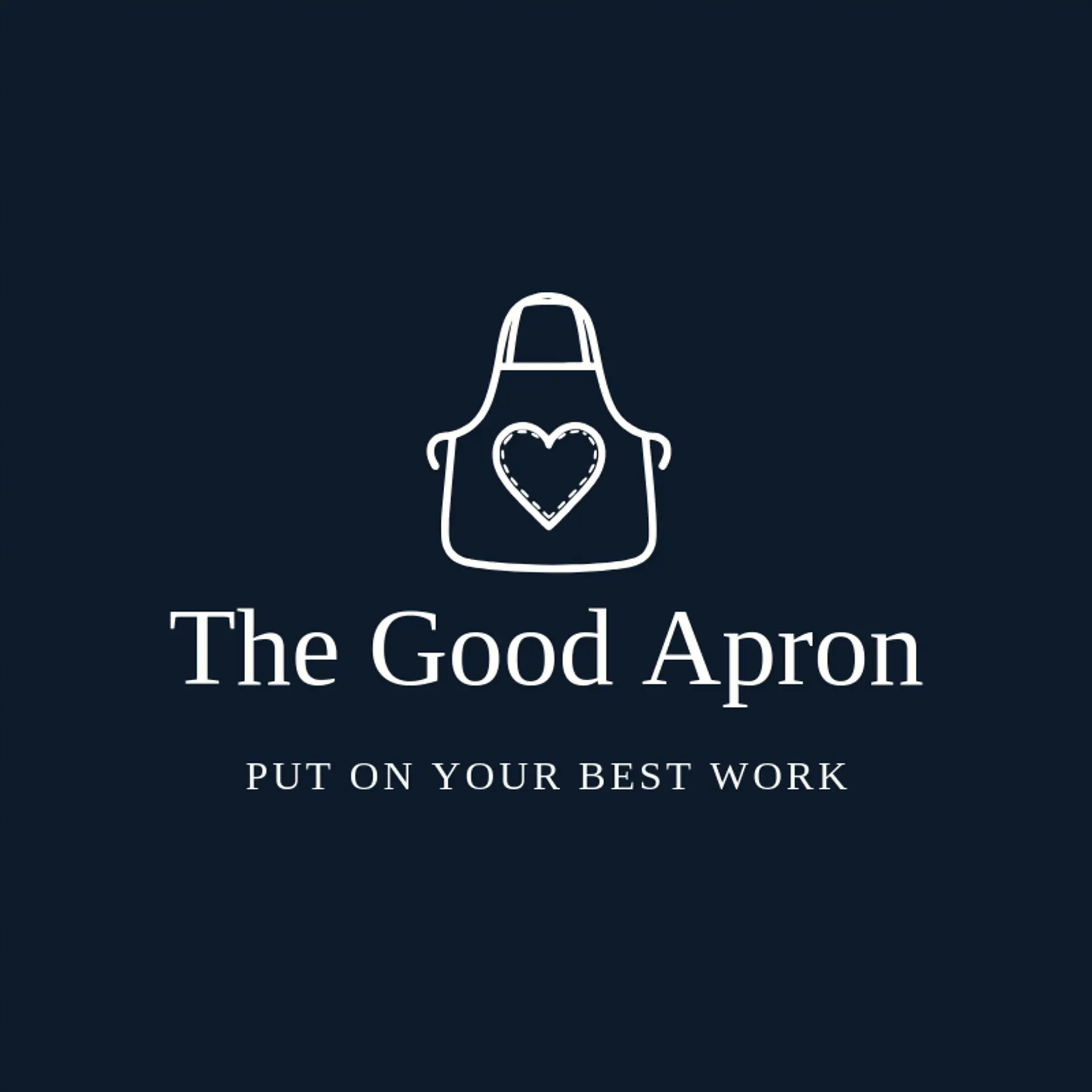 The Good Apron logo for apron
