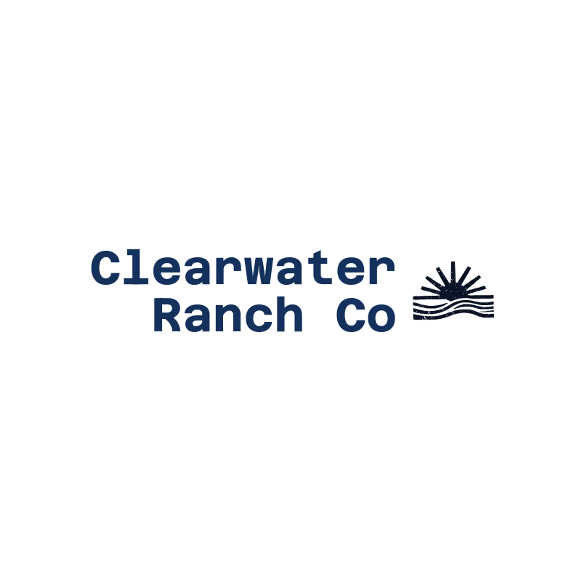Clearwater Ranch Co logo for ranch