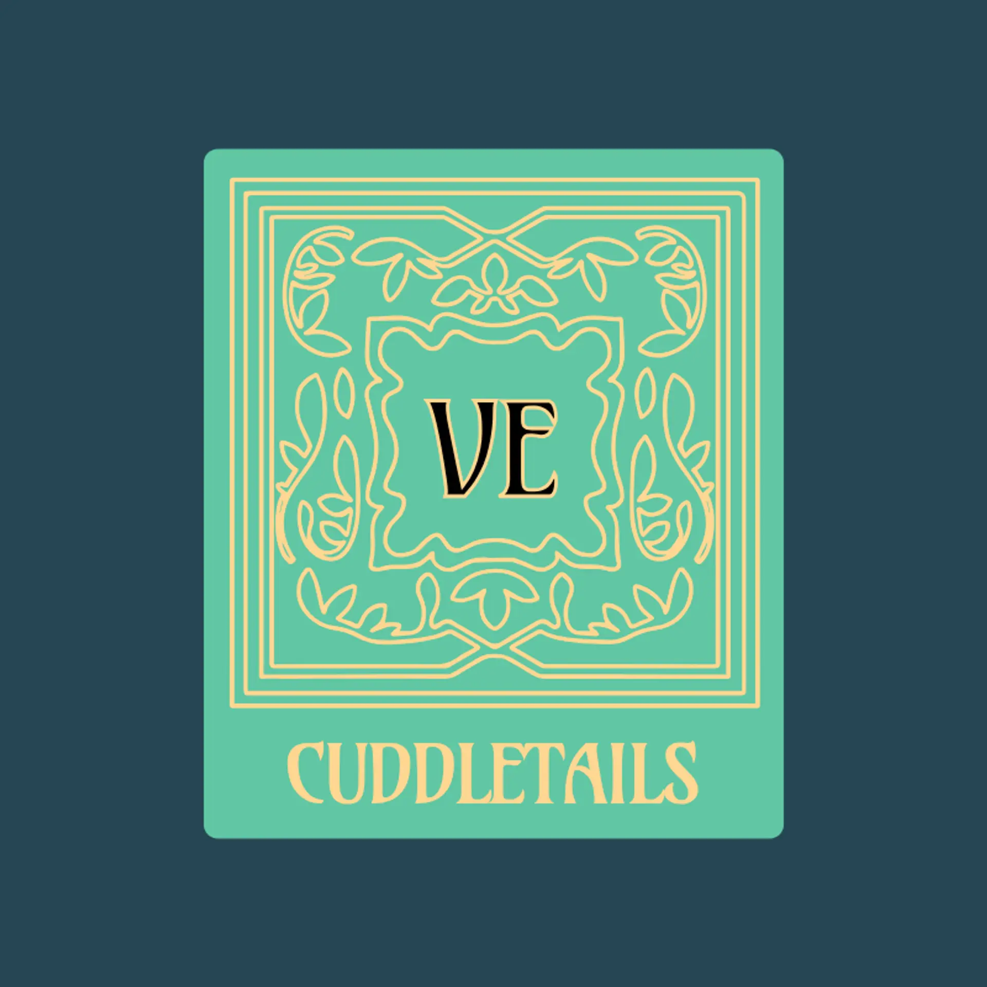 CuddleTails logo for pet sitting