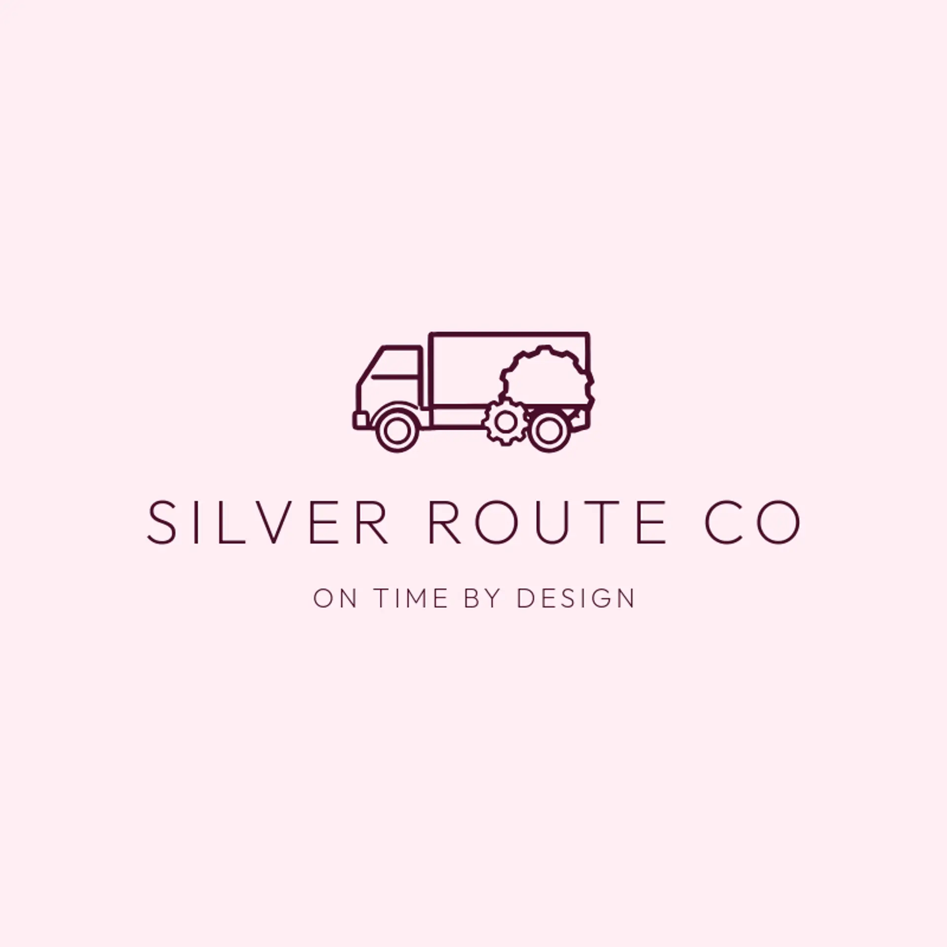 Silver Route Co logo for truck