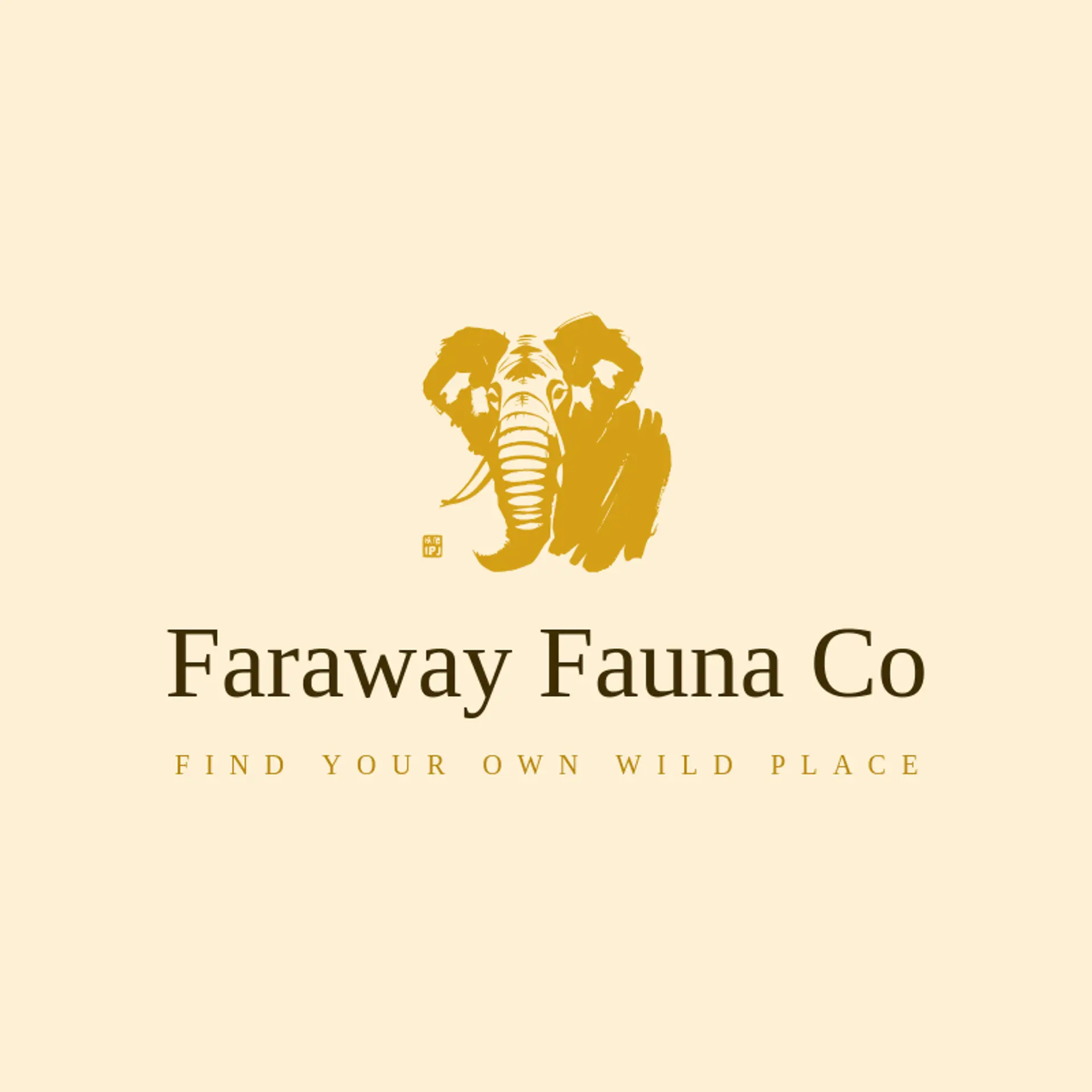 Faraway Fauna Co logo for safari