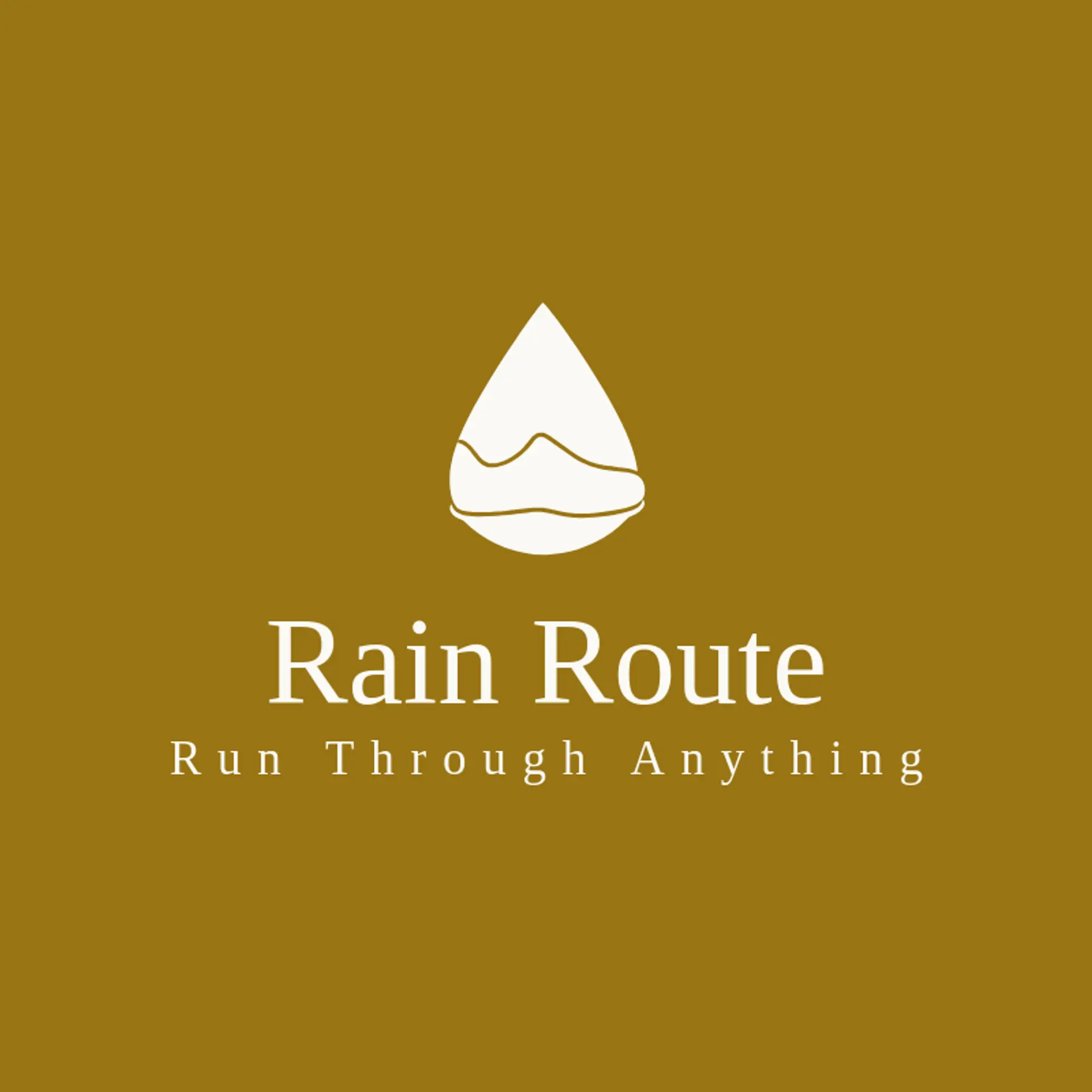 Rain Route logo for running