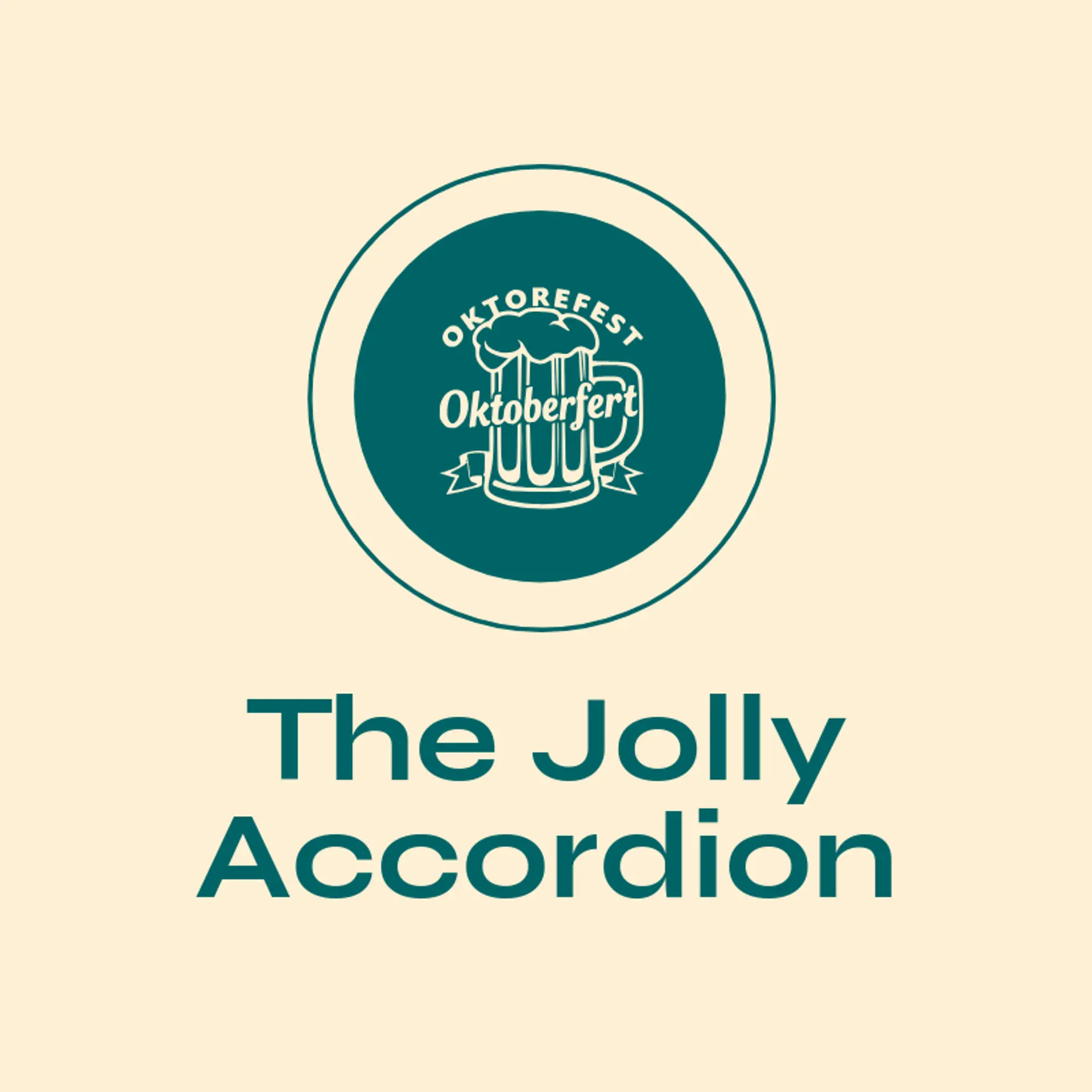 The Jolly Accordion logo for oktoberfest