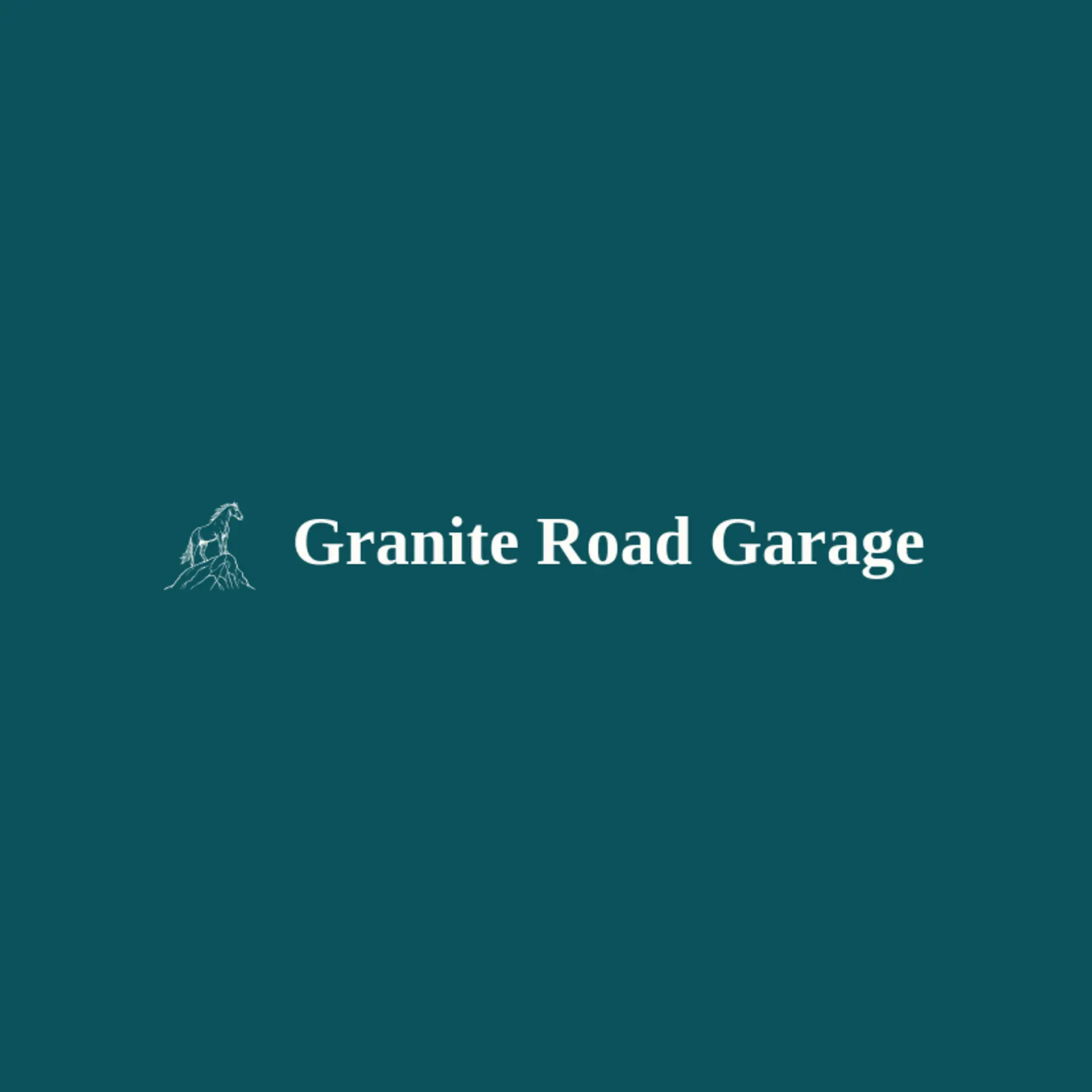 Granite Road Garage logo for mustang